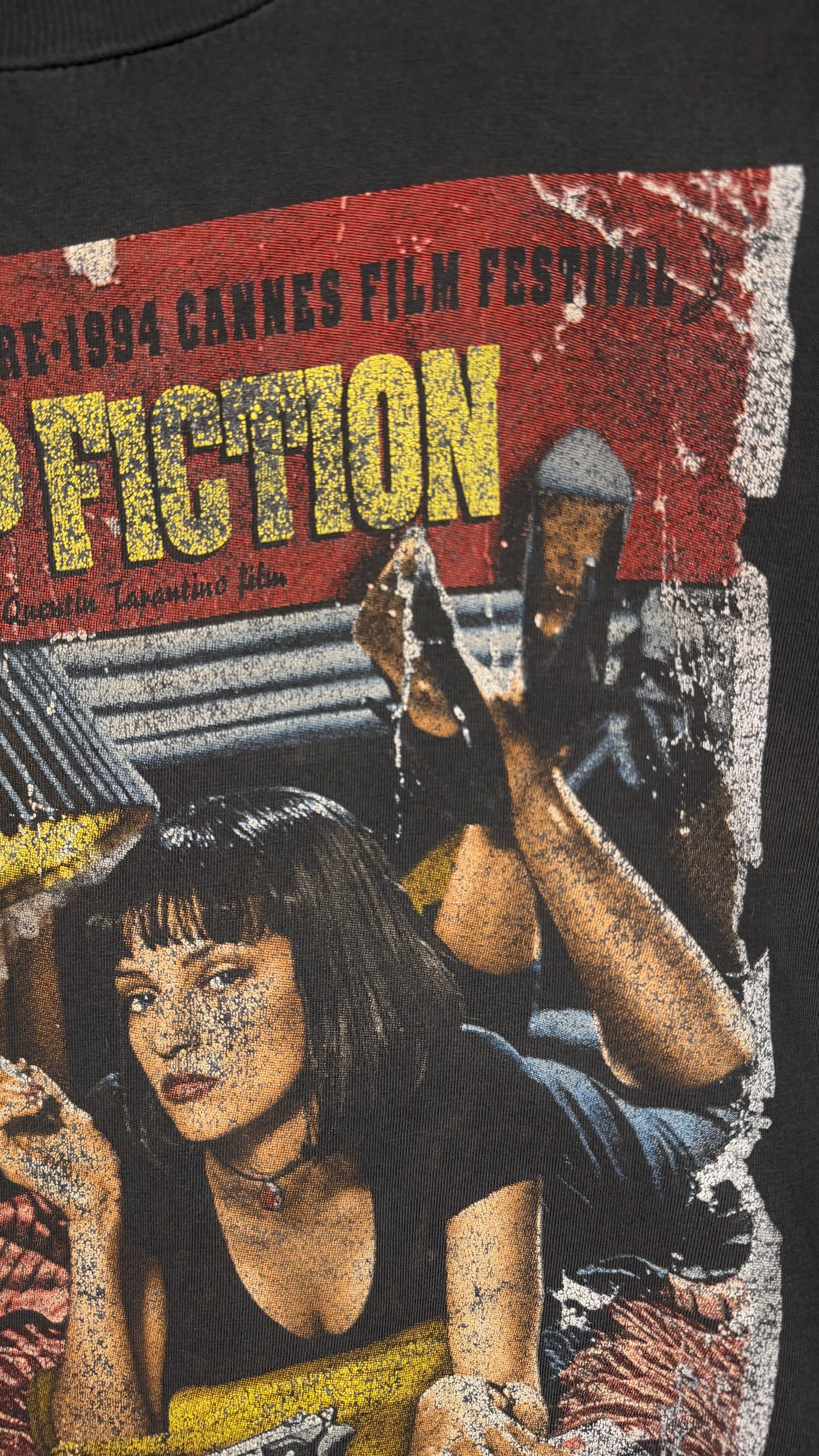 PULP FICTION POSTER PRINT MOVIE PROMO TEE FADER