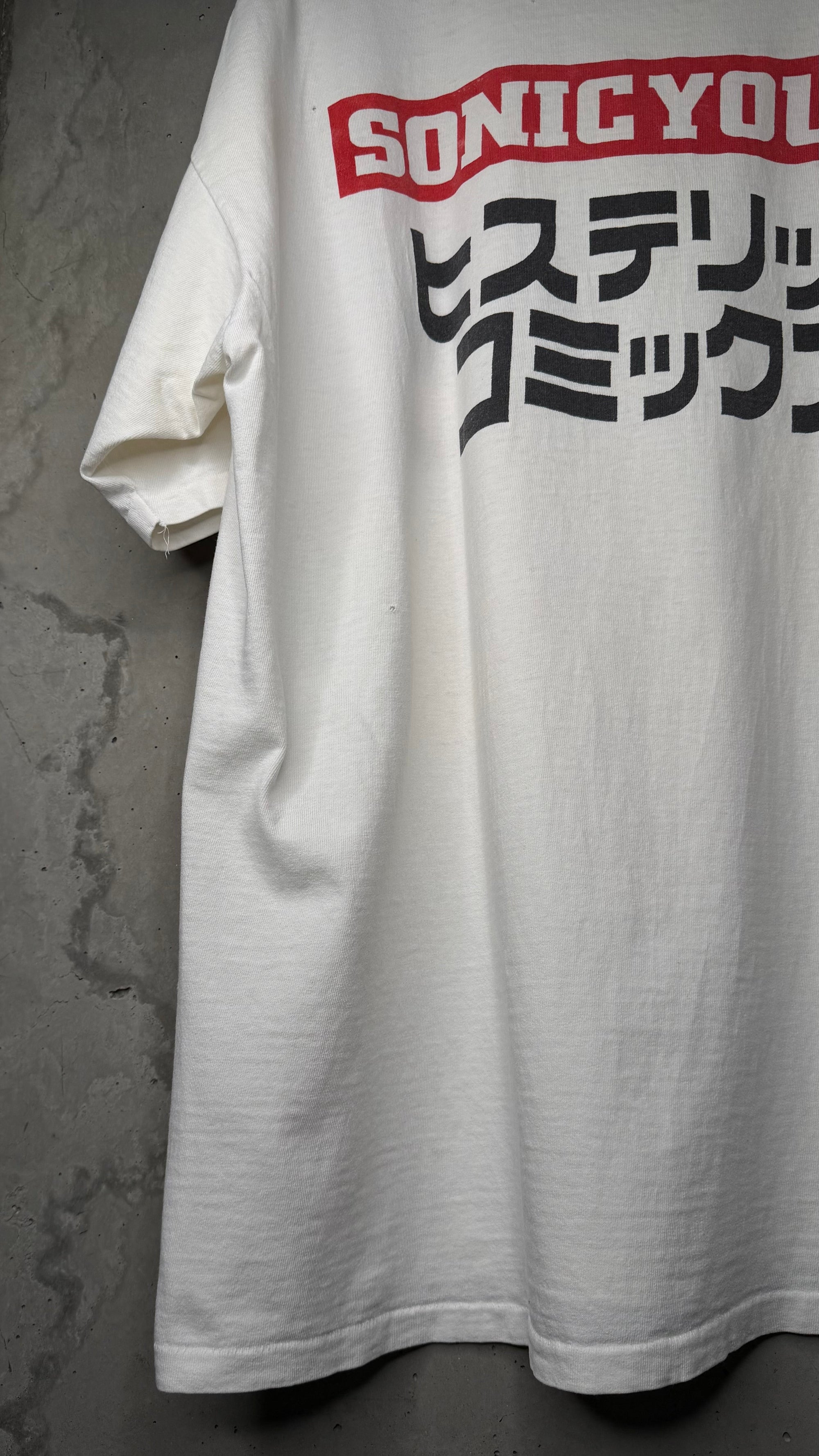 SONIC YOUTH HYSTERIC GLAMOUR ASTRONAUTS TEE | WHITE VARIANT