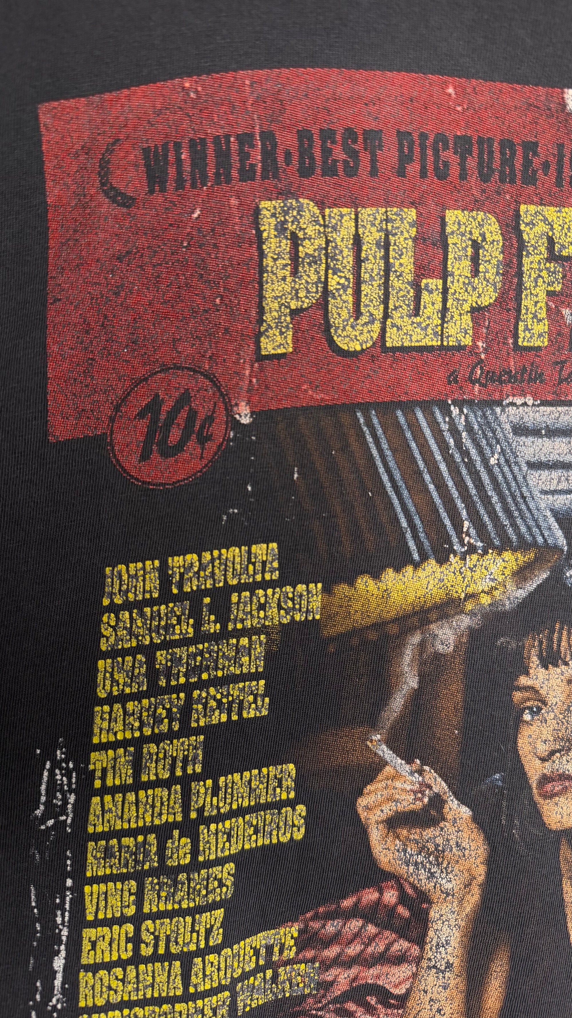 PULP FICTION POSTER PRINT MOVIE PROMO TEE FADER