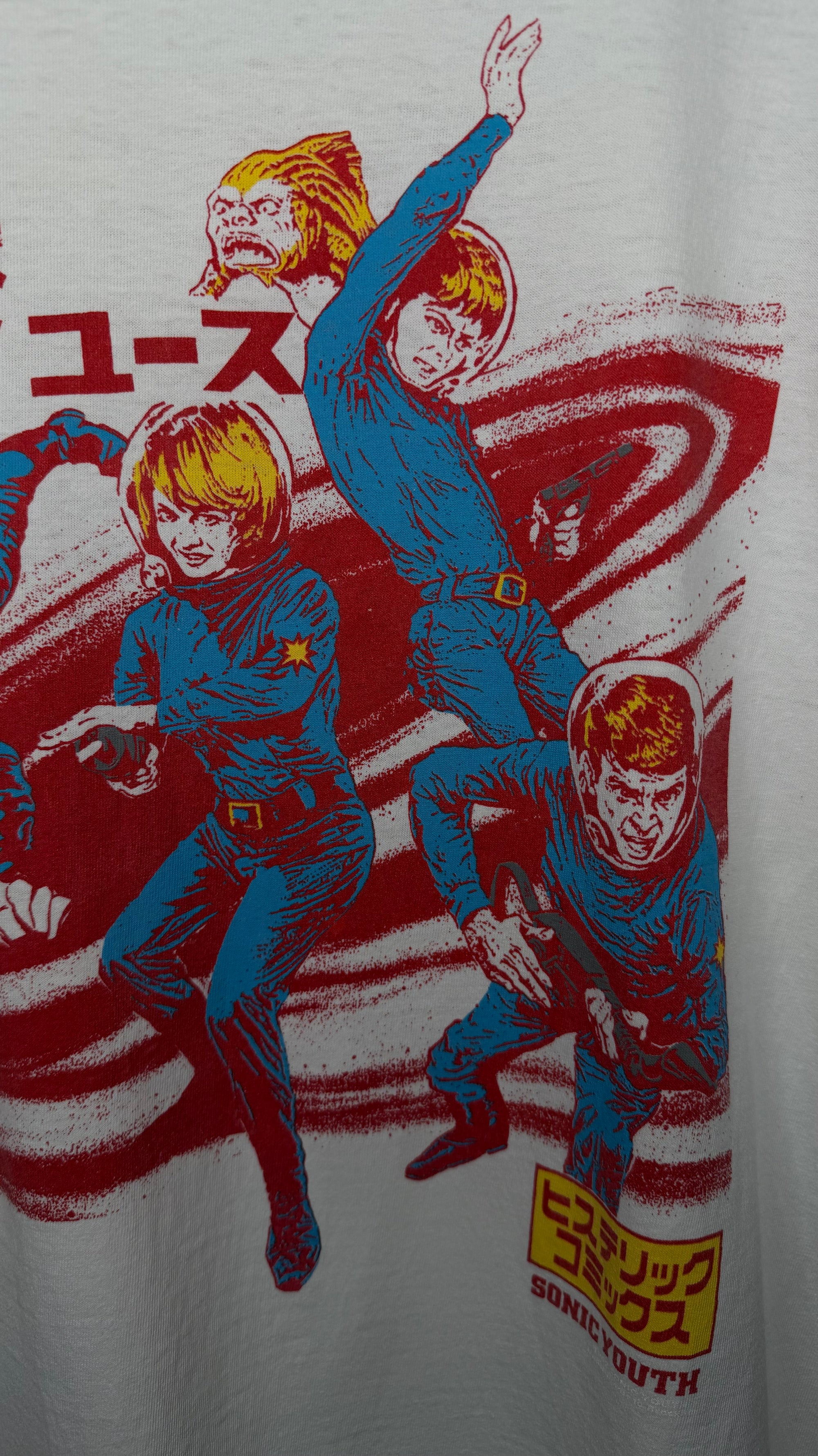 SONIC YOUTH HYSTERIC GLAMOUR ASTRONAUTS TEE | WHITE VARIANT