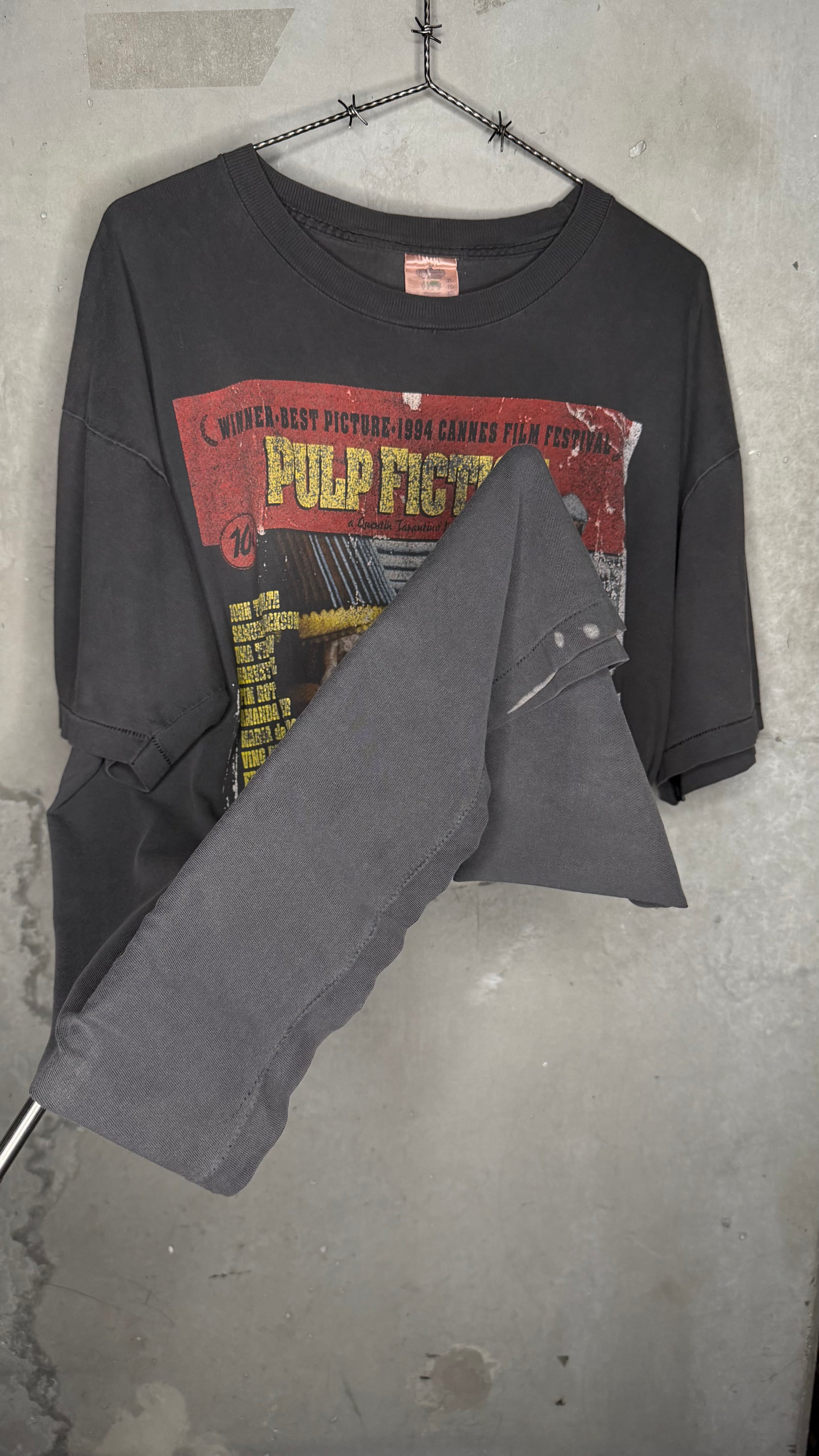 PULP FICTION POSTER PRINT MOVIE PROMO TEE FADER