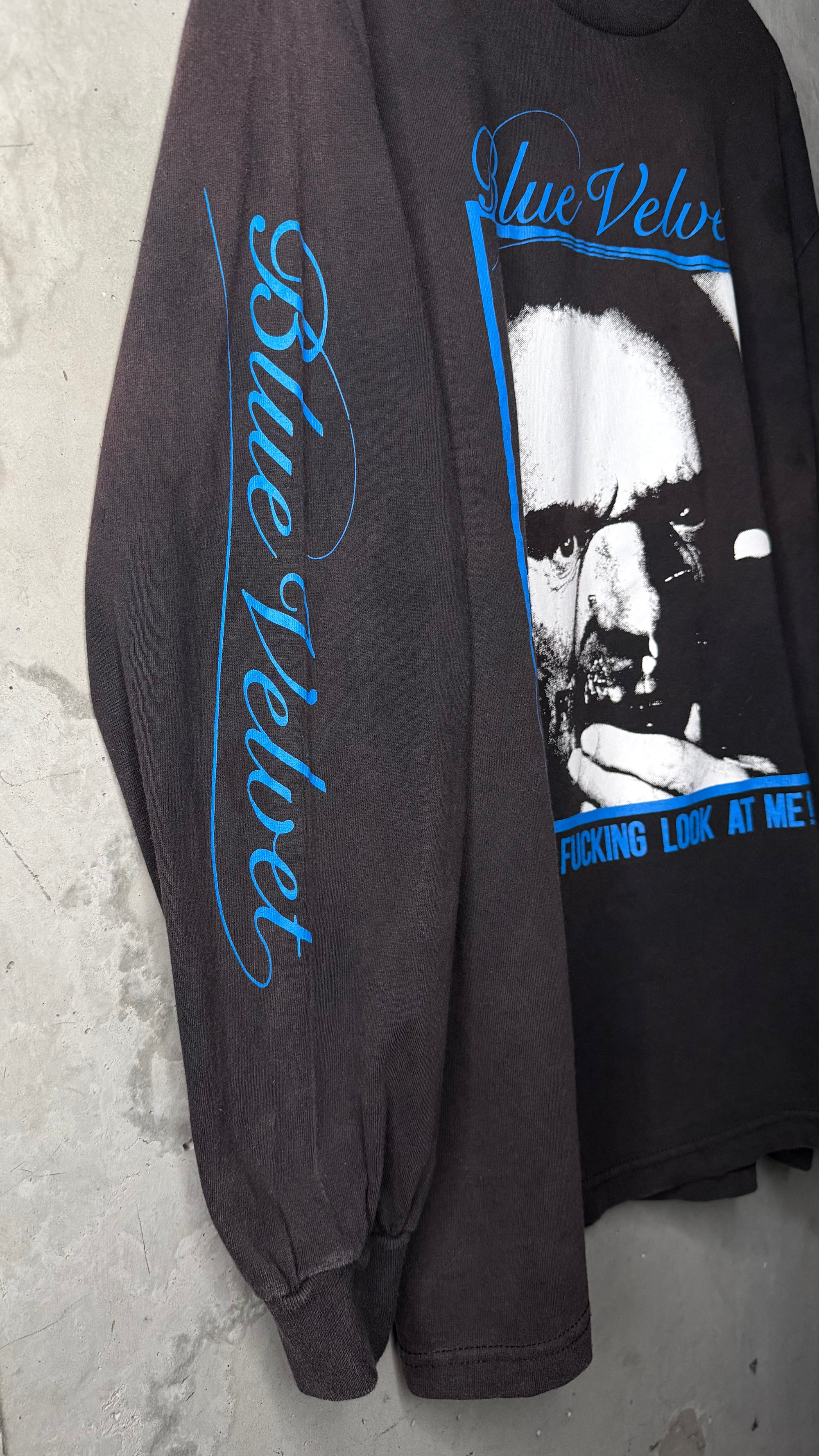 RARE DAVID LYNCH BLUE VELVET LONGSLEEVE TEE