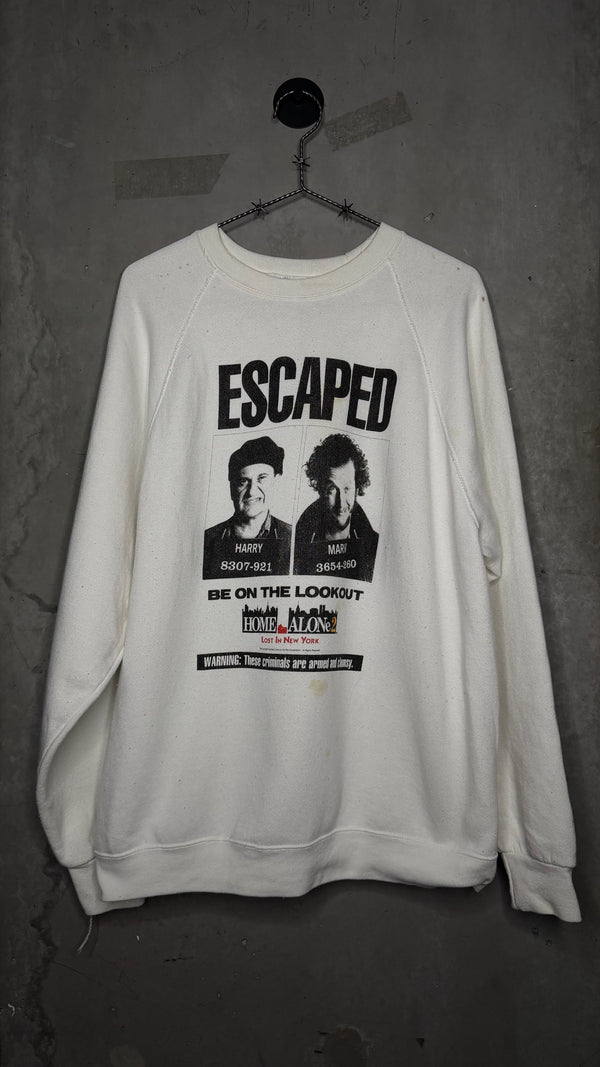 HOME ALONE 2: LOST IN NEW YORK PROMO CREWNECK | WET BANDITS MUG SHOTS | BE ON THE LOOKOUT