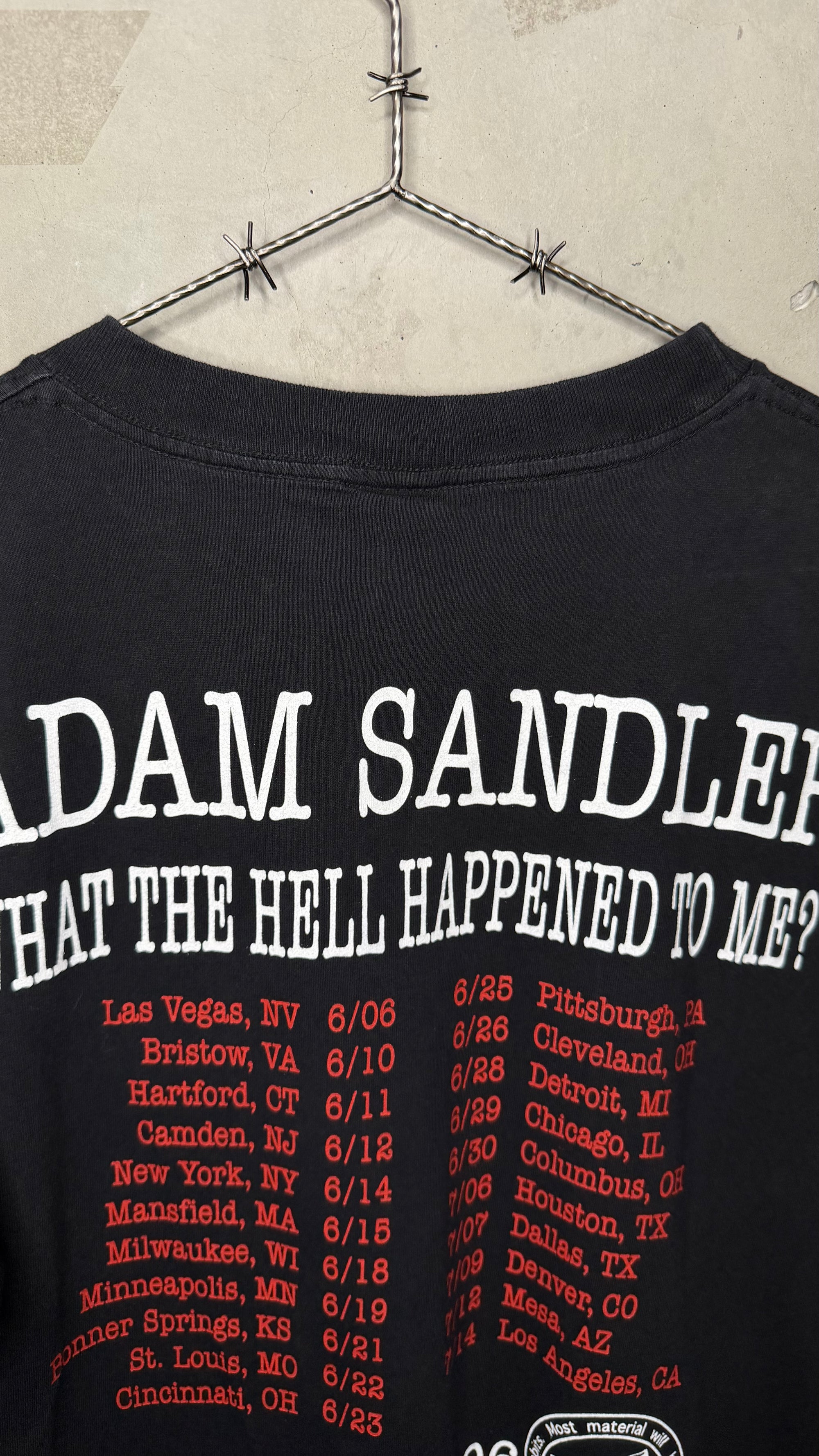 ADAM SANDLER GOAT TEE | ‘WHAT THE HELL HAPPENED TO ME?’ STAND-UP SUMMER TOUR 96’