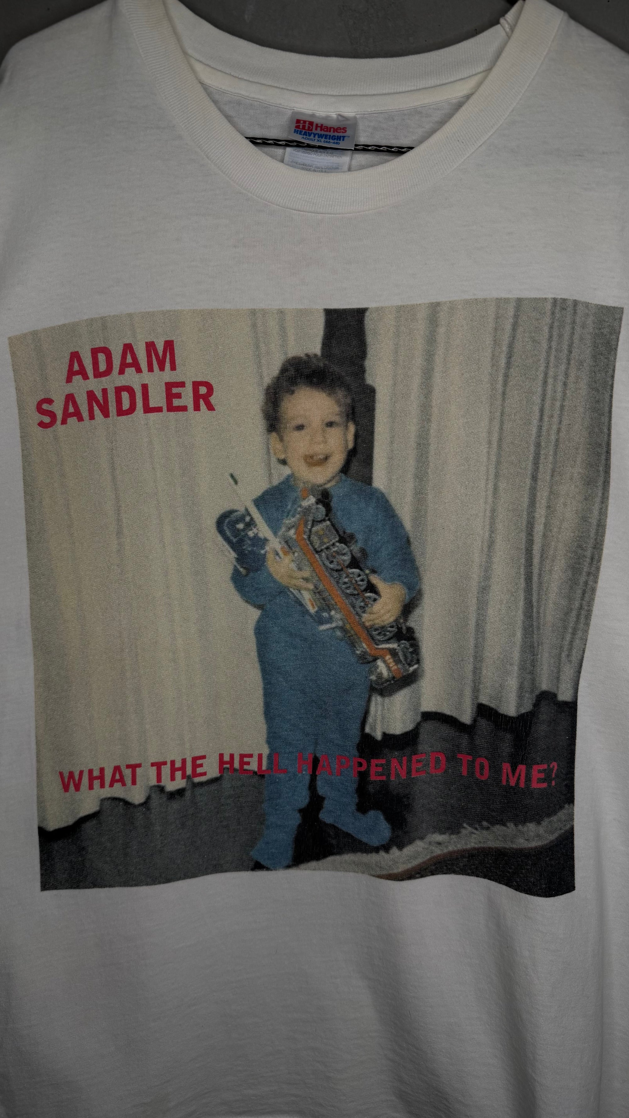ADAM SANDLER SUMMER TOUR 96’ STANDUP COMEDY TEE | ‘WHAT THE HELL HAPPENED TO ME?’