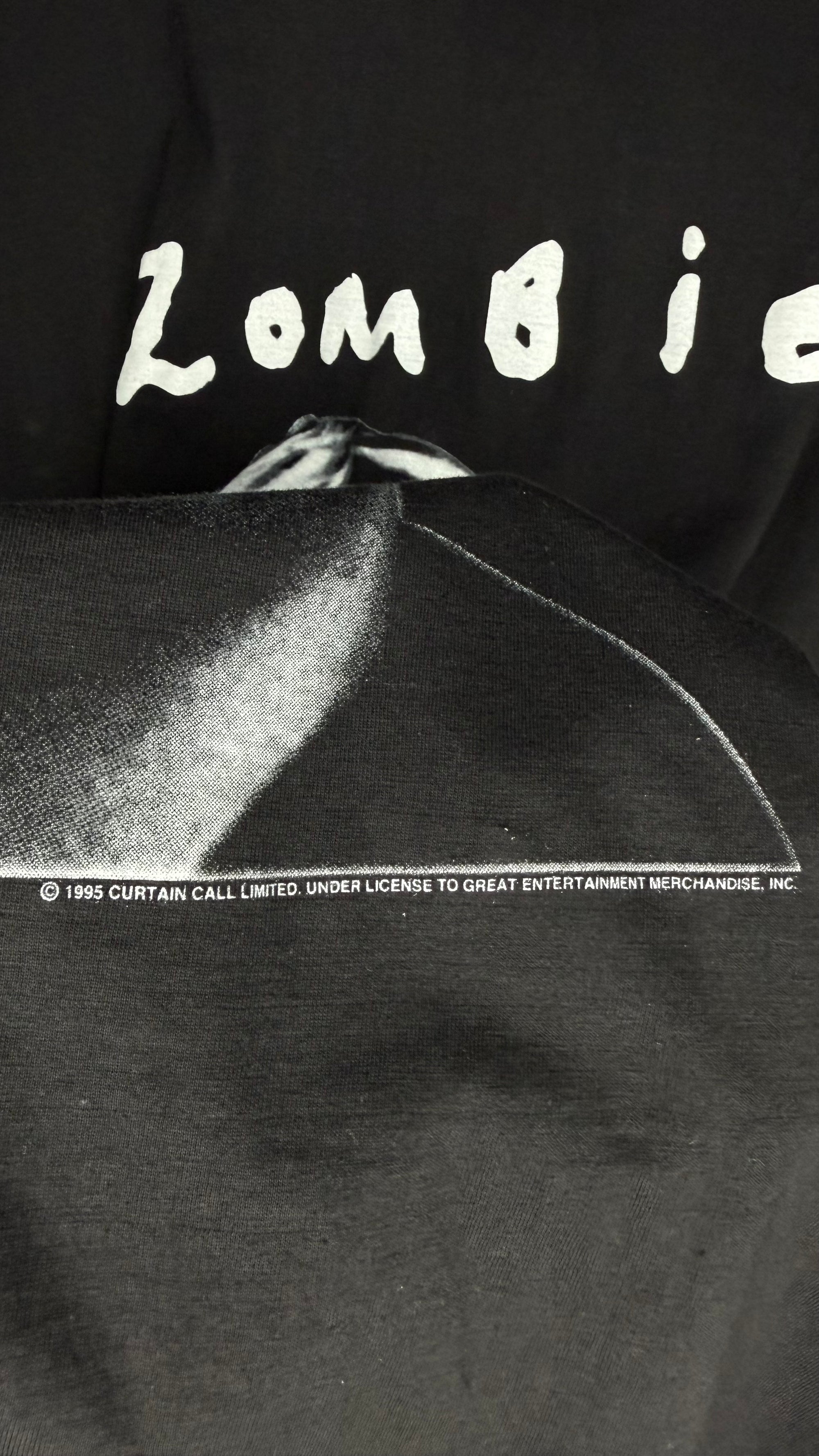 THE CRANBERRIES ZOMBIE TEE | NO NEED TO ARGUE WORLD TOUR 95’ | EURO BLACK VARIANT