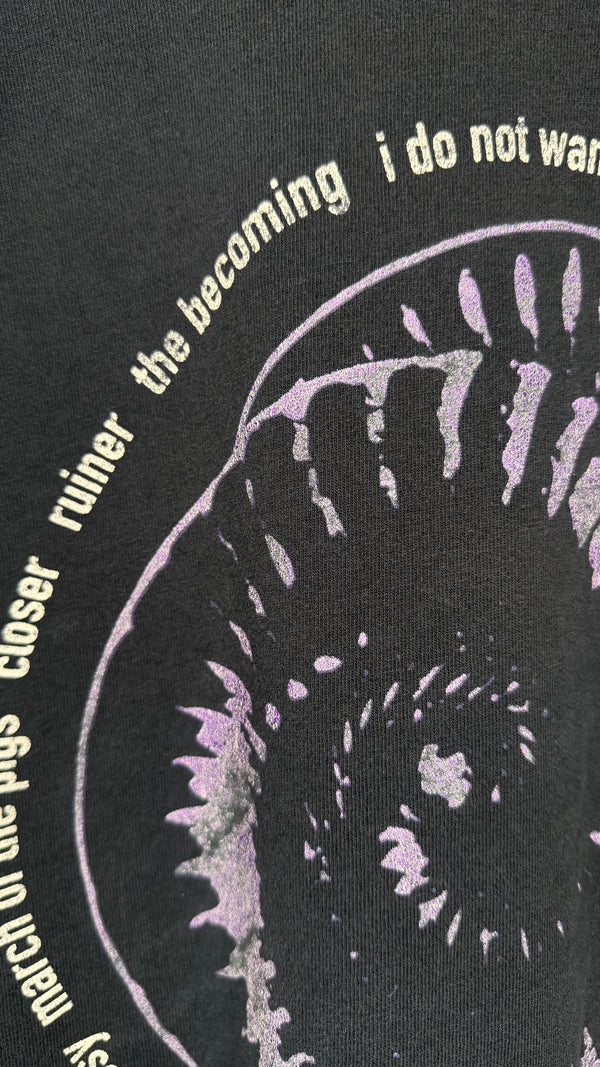NINE INCH NAILS DOWNWARD SPIRAL EMBROIDERED TEE