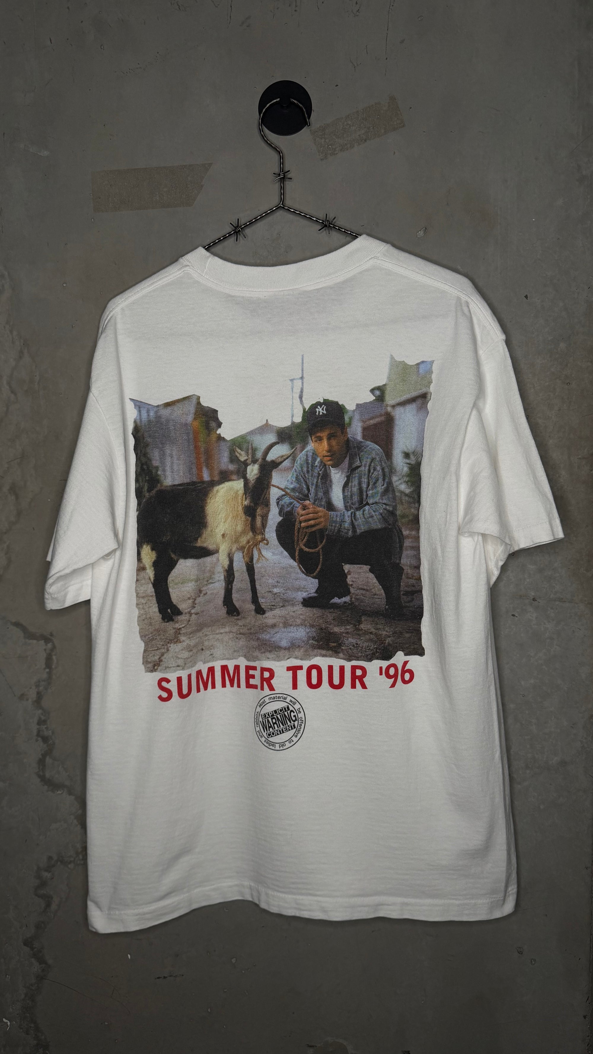 ADAM SANDLER SUMMER TOUR 96’ STANDUP COMEDY TEE | CHILD SANDLER | WHAT THE HELL HAPPENED TO ME?