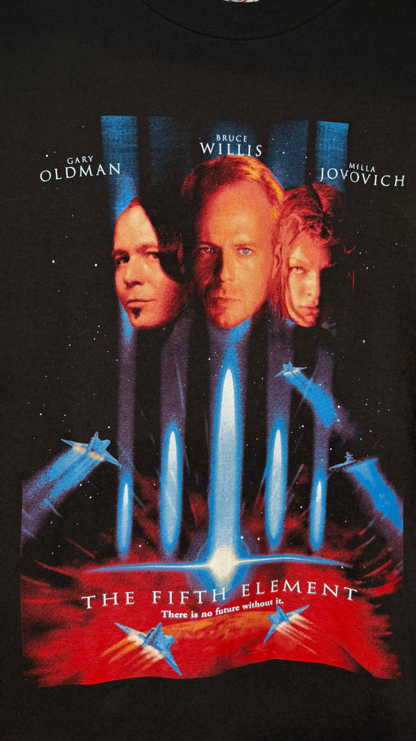 THE FIFTH ELEMENT POSTER PRINT TEE 97’ | BRUCE WILLIS HOLY GRAIL