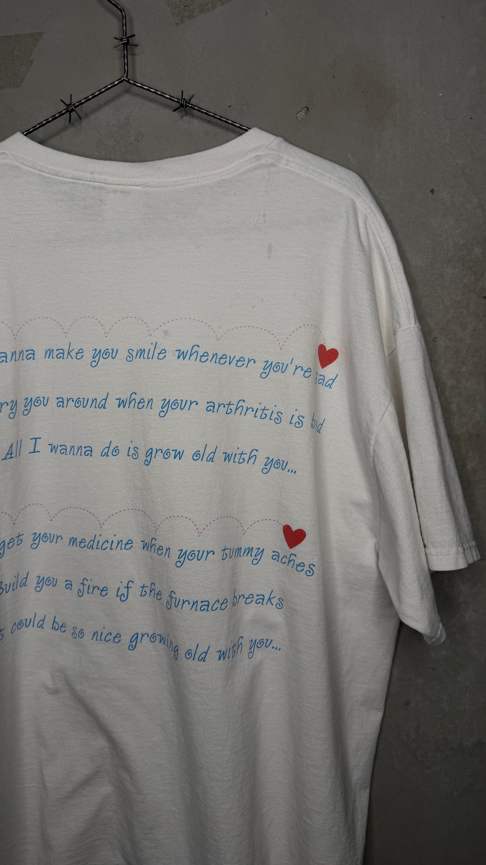 THE WEDDING SINGER ‘GROW OLD WITH YOU’ MOVIE TEE | ADAM SANDLER & DREW BARRYMORE