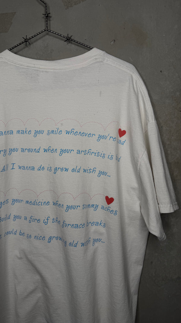 THE WEDDING SINGER ‘GROW OLD WITH YOU’ MOVIE TEE | ADAM SANDLER & DREW BARRYMORE