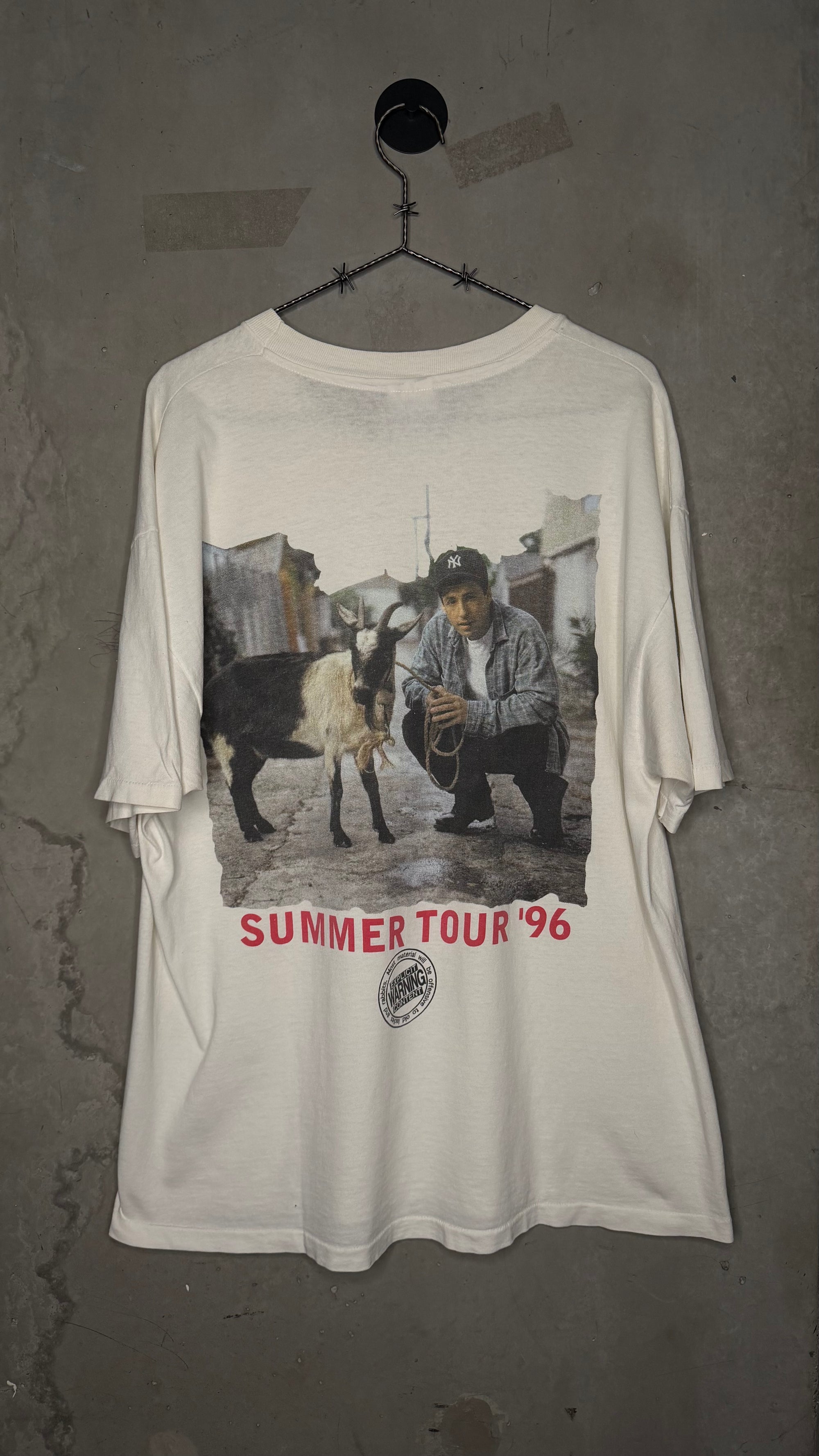 ADAM SANDLER SUMMER TOUR 96’ STANDUP COMEDY TEE | ‘WHAT THE HELL HAPPENED TO ME?’