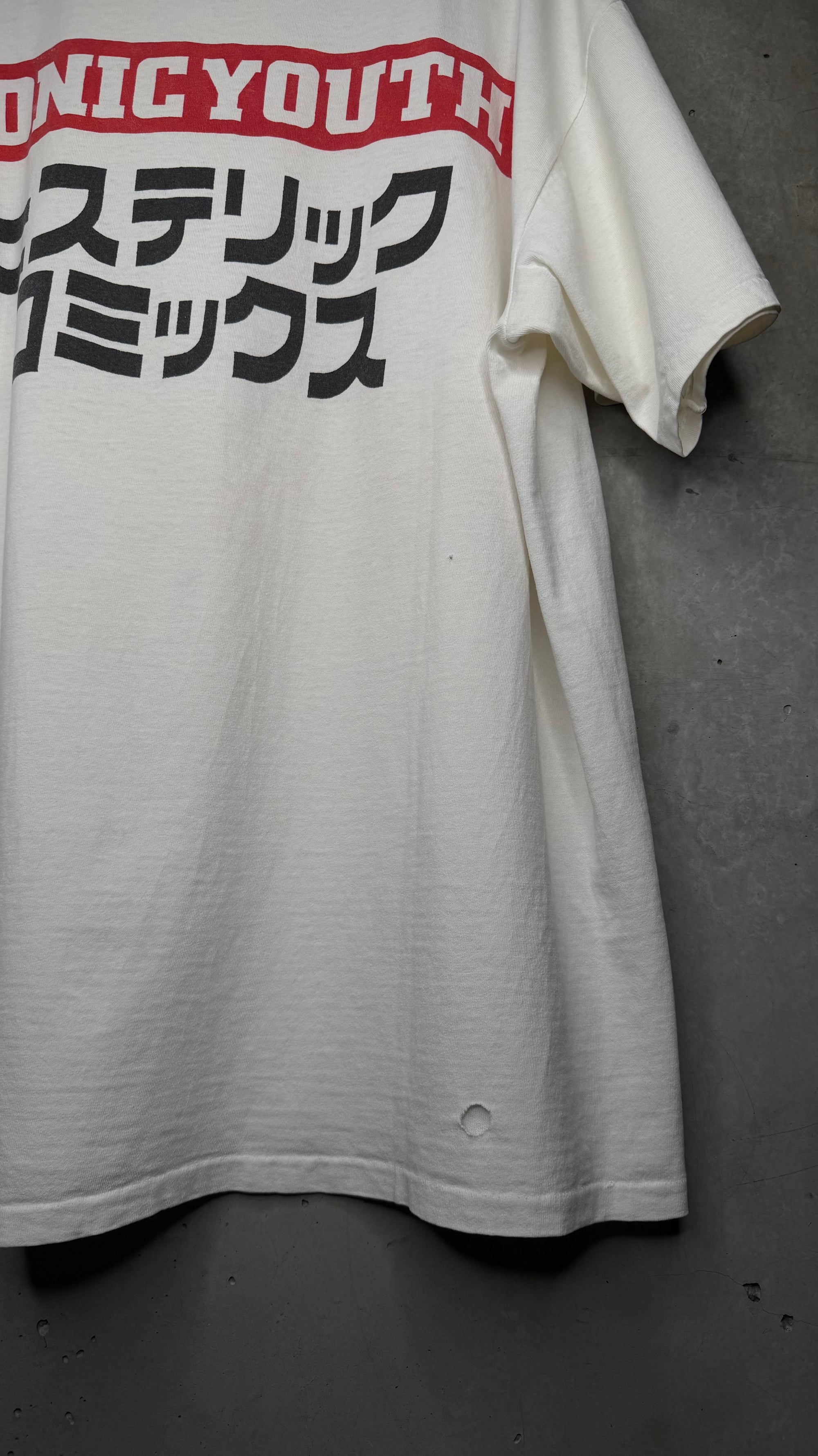 SONIC YOUTH HYSTERIC GLAMOUR ASTRONAUTS TEE | WHITE VARIANT
