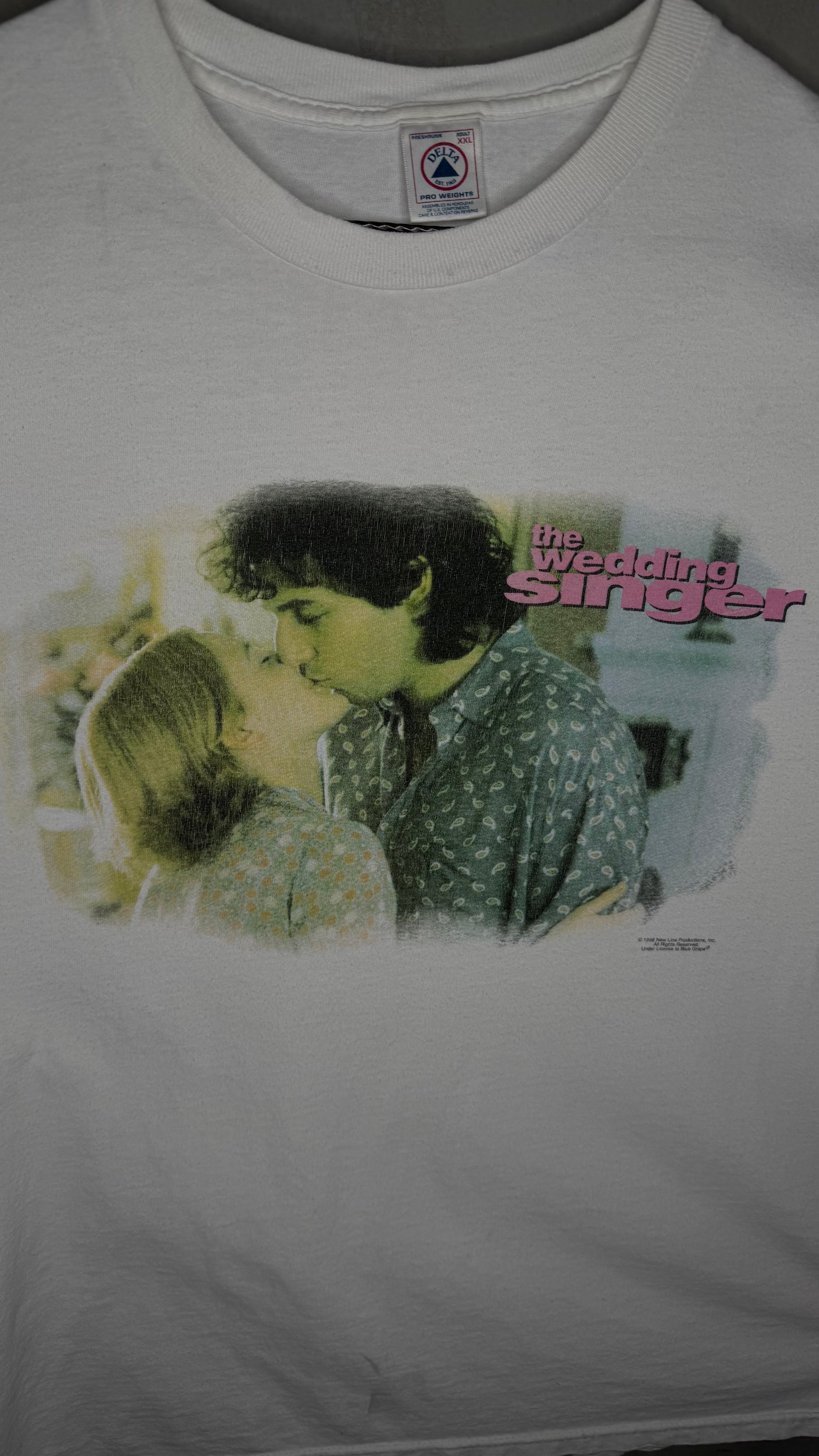 THE WEDDING SINGER ‘GROW OLD WITH YOU’ MOVIE TEE | ADAM SANDLER & DREW BARRYMORE