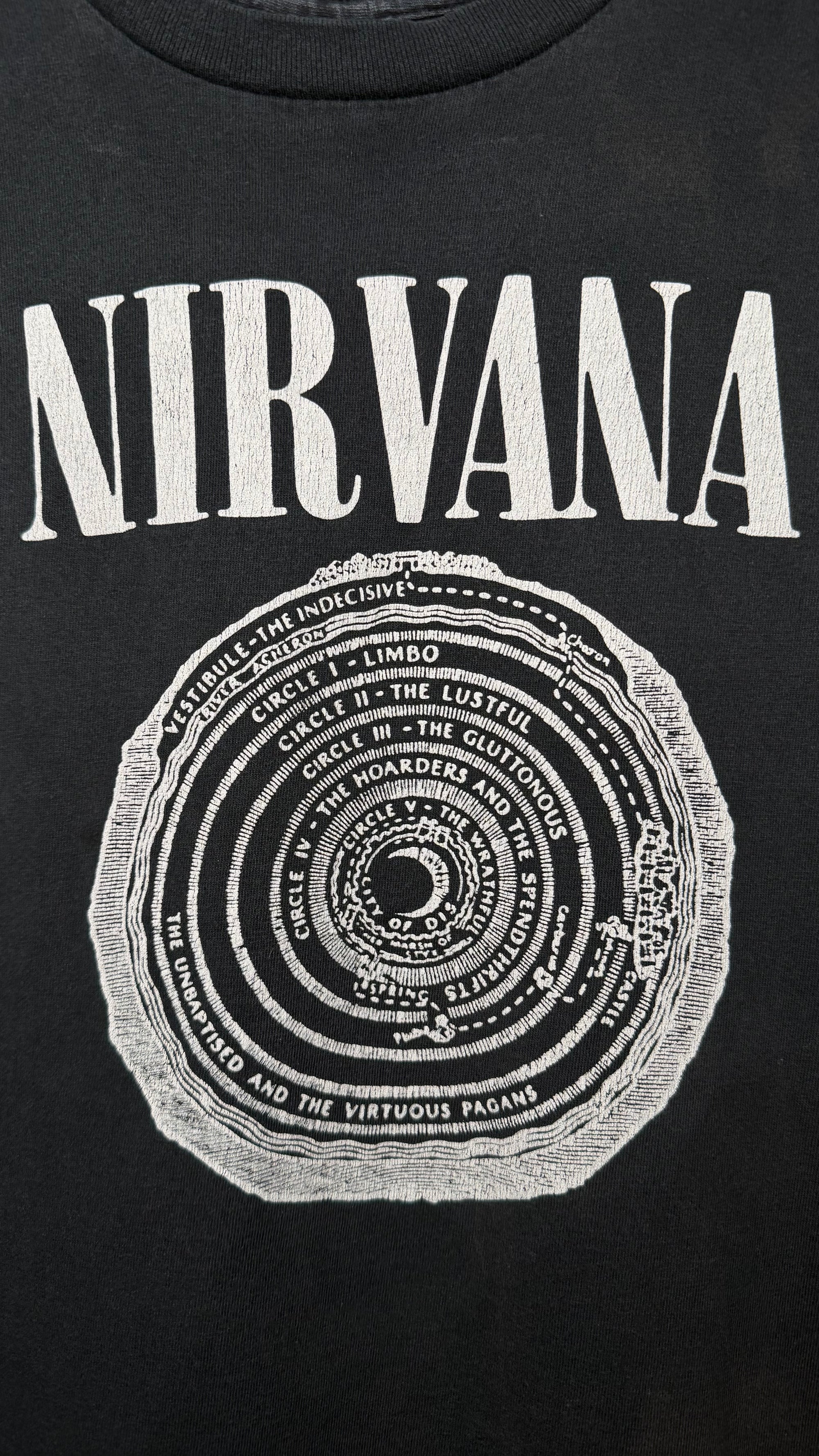 92’ NIRVANA VESTIBULE TEE | FUDGE PACKIN CRACK SMOKIN SATAN WORSHIPPIN MOTHER FUCKER