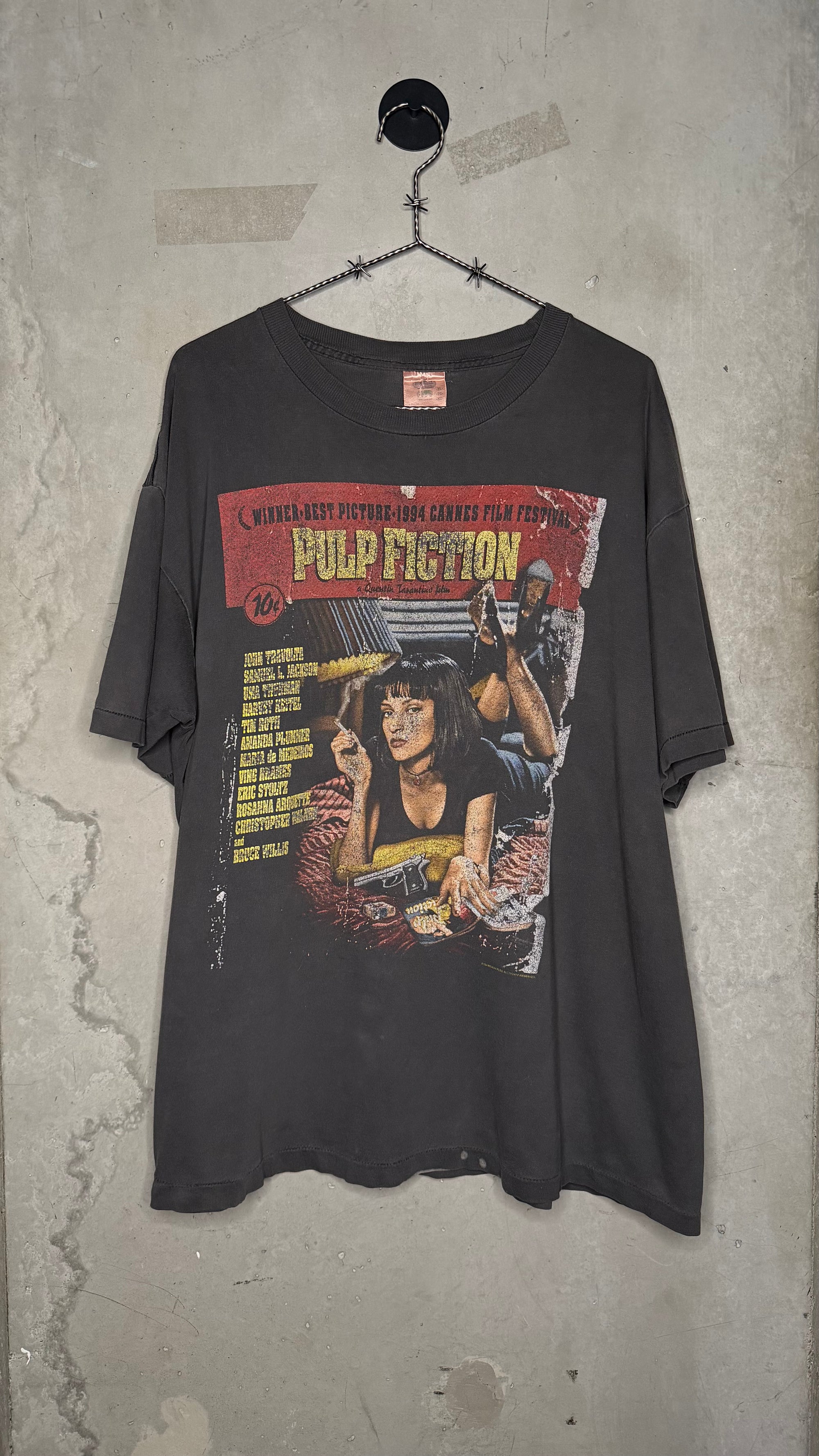 PULP FICTION POSTER PRINT MOVIE PROMO TEE FADER