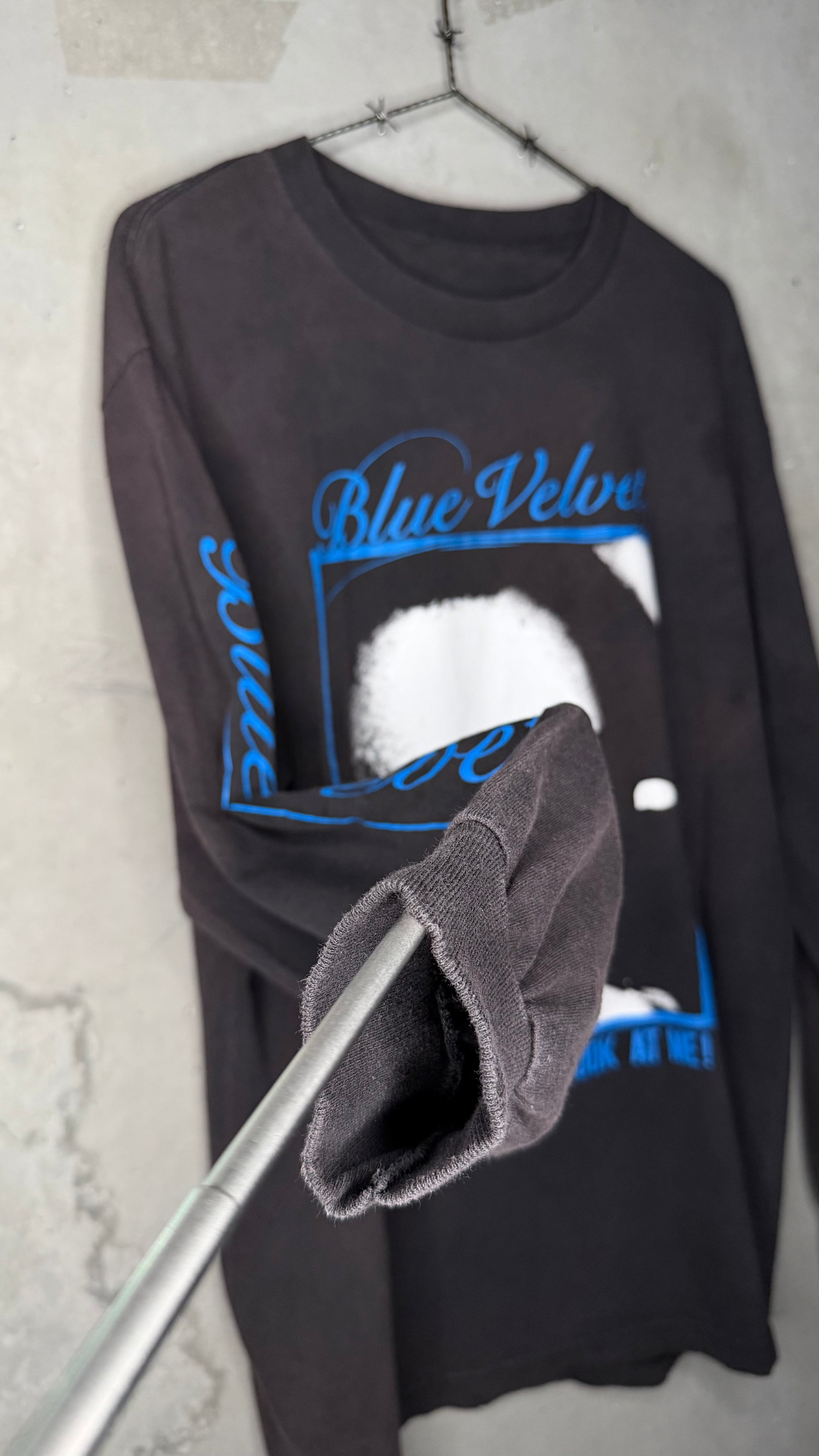 RARE DAVID LYNCH BLUE VELVET LONGSLEEVE TEE