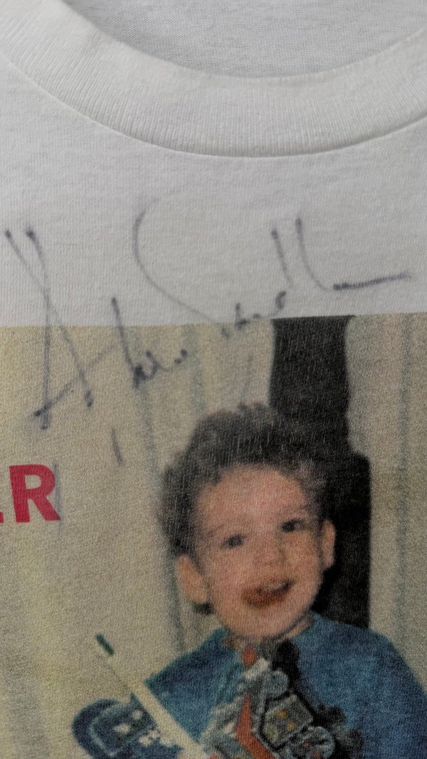 SIGNED ADAM SANDLER SUMMER TOUR 96’ STANDUP COMEDY TEE | CHILD SANDLER | WHAT THE HELL HAPPENED TO ME?