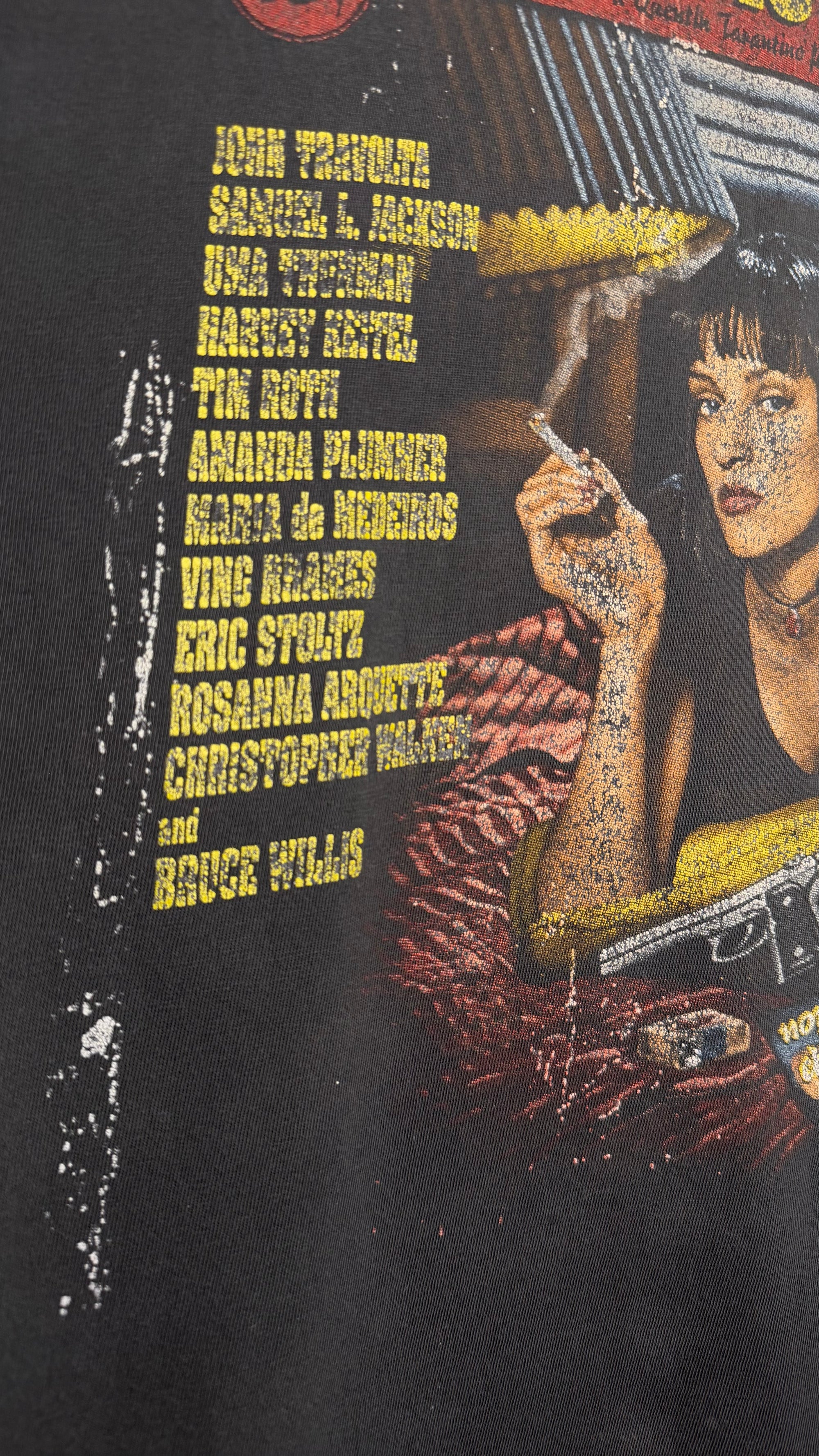 PULP FICTION POSTER PRINT MOVIE PROMO TEE FADER
