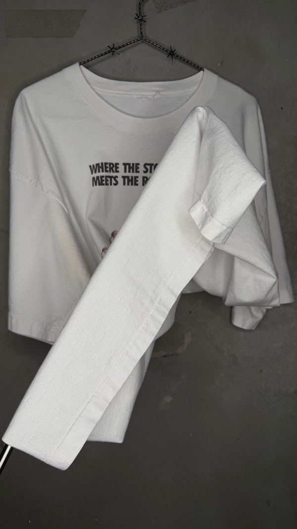 ENCINO MAN MOVIE PROMO TEE | POSTER PRINT VARIANT | BRENDAN FRASER ∙ SEAN ASTIN ∙ PAULY SHORE ∙ GRAIL