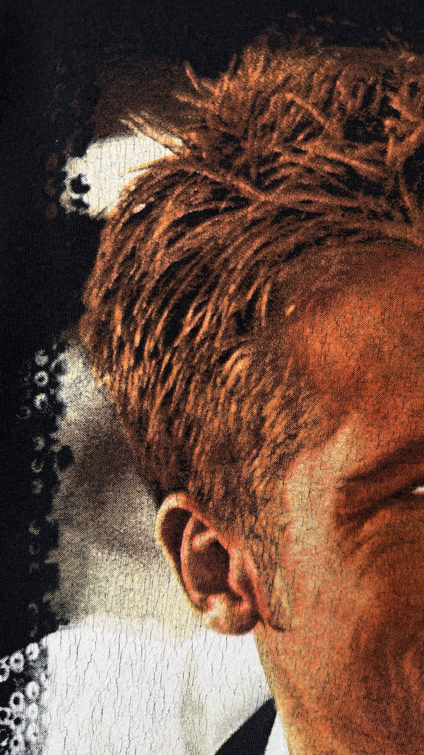 SEVEN MOVIE PROMO TEE | RARE BIG PRINT ‘SMILING BRAD’ VARIANT | BRAD PITT | DAVID FINCHER |