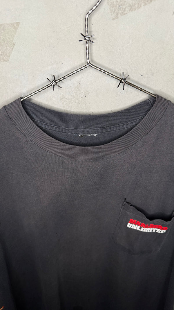 MARLBORO CIGARETTES FADED POCKET TEE | LIZARD BACK HIT