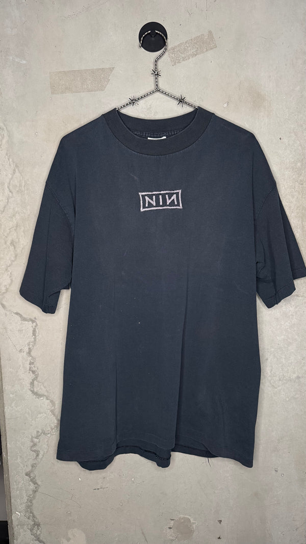 NINE INCH NAILS DOWNWARD SPIRAL EMBROIDERED TEE