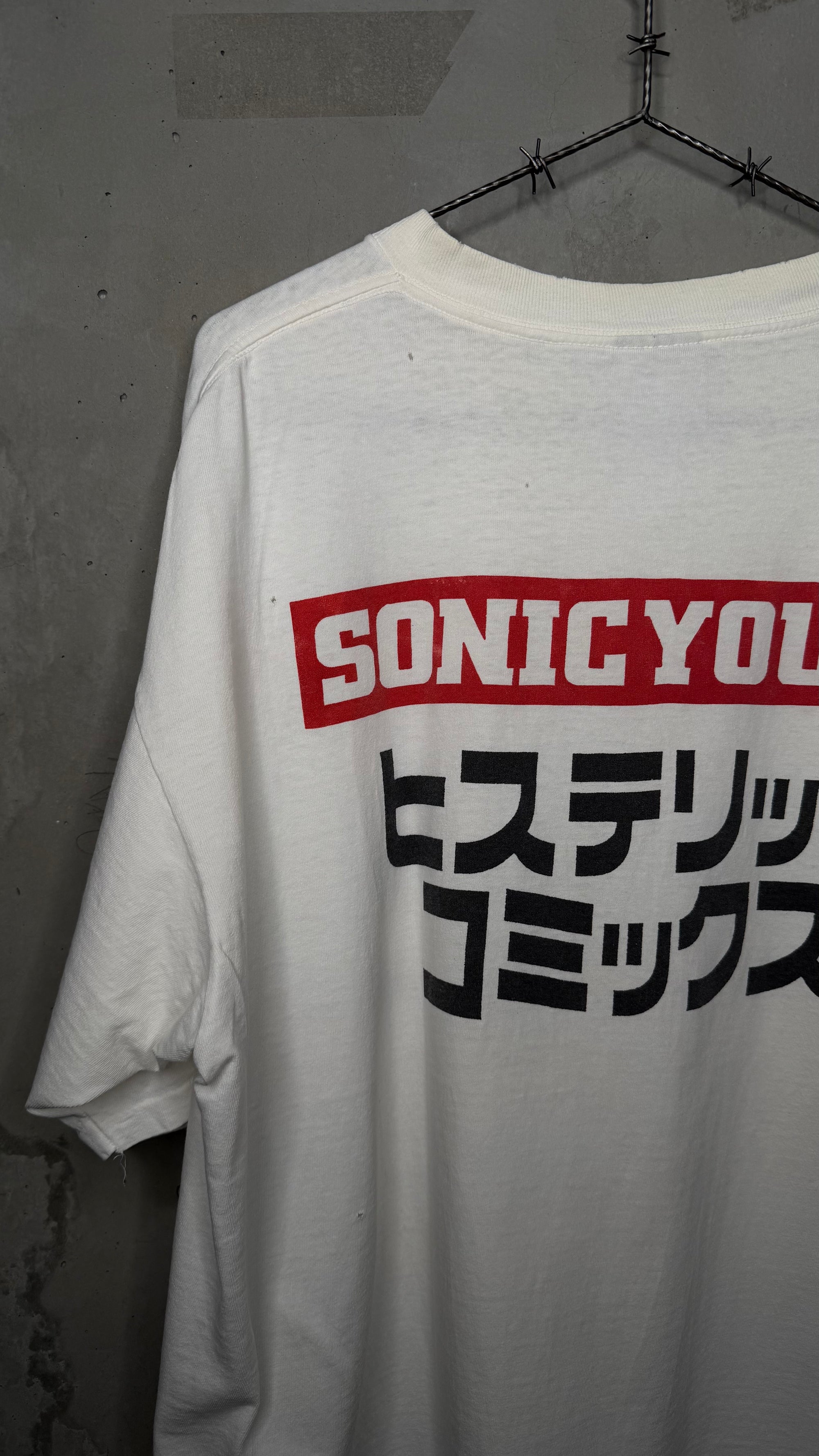 SONIC YOUTH HYSTERIC GLAMOUR ASTRONAUTS TEE | WHITE VARIANT