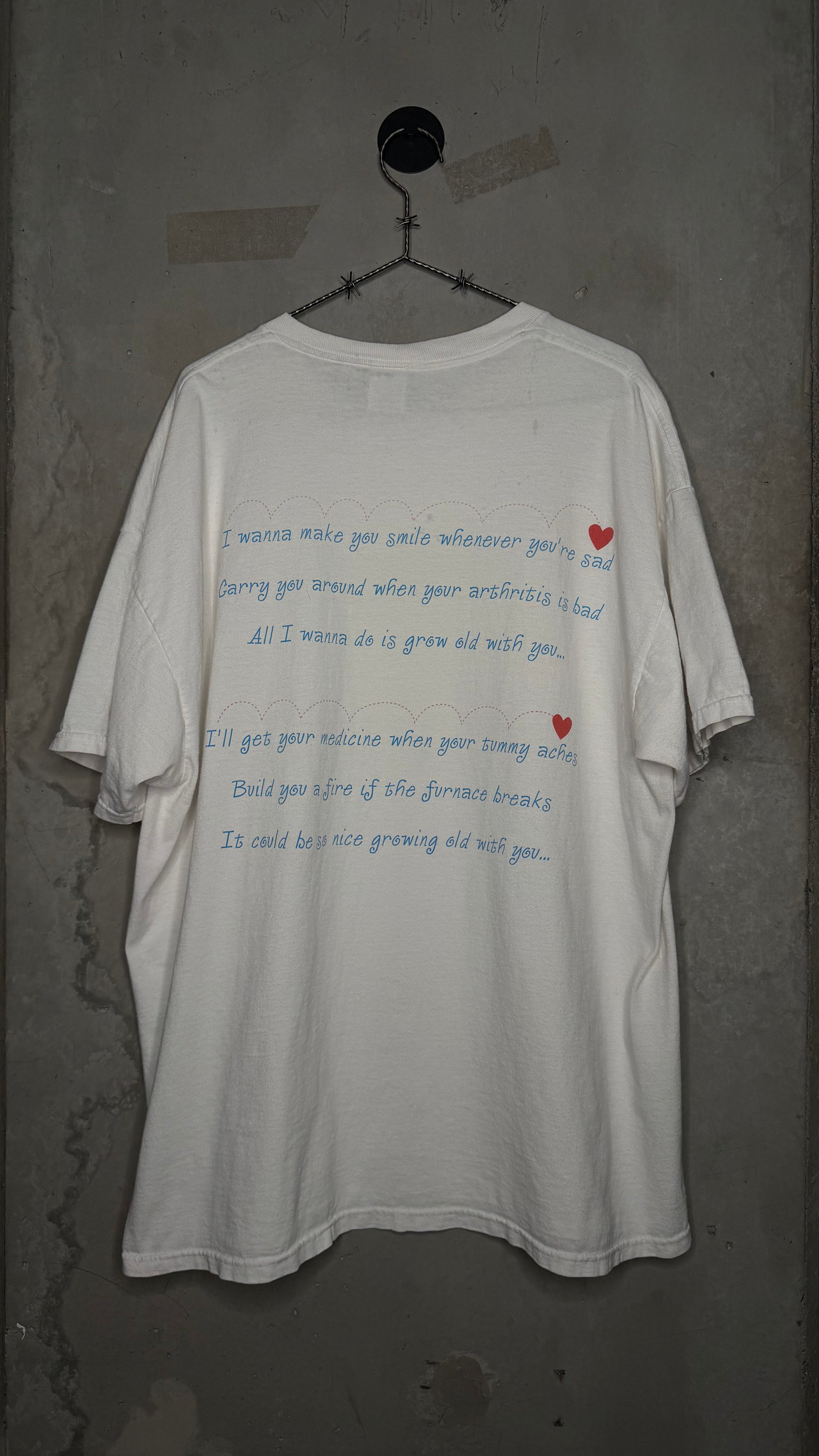 THE WEDDING SINGER ‘GROW OLD WITH YOU’ MOVIE TEE | ADAM SANDLER & DREW BARRYMORE