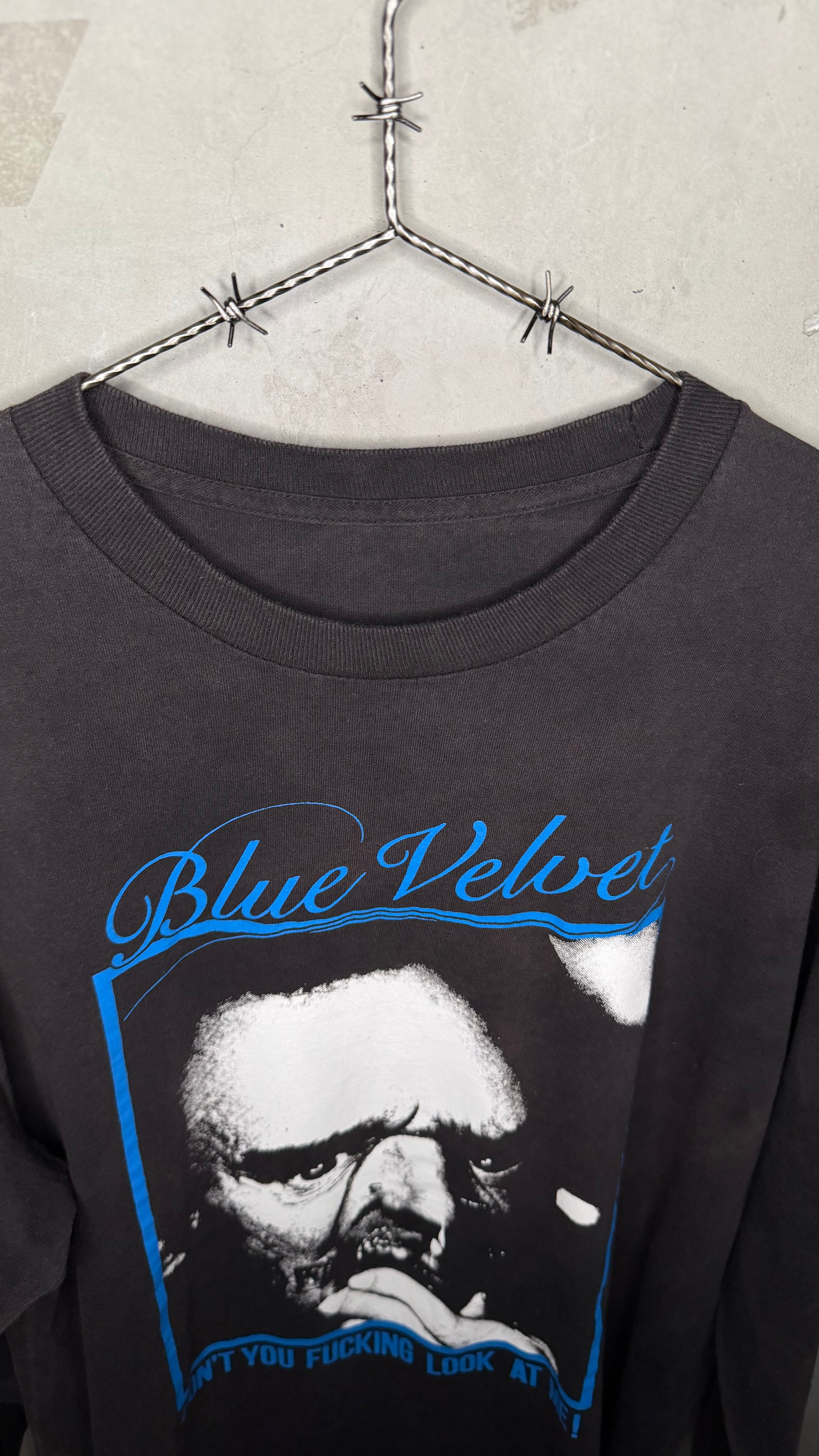 RARE DAVID LYNCH BLUE VELVET LONGSLEEVE TEE