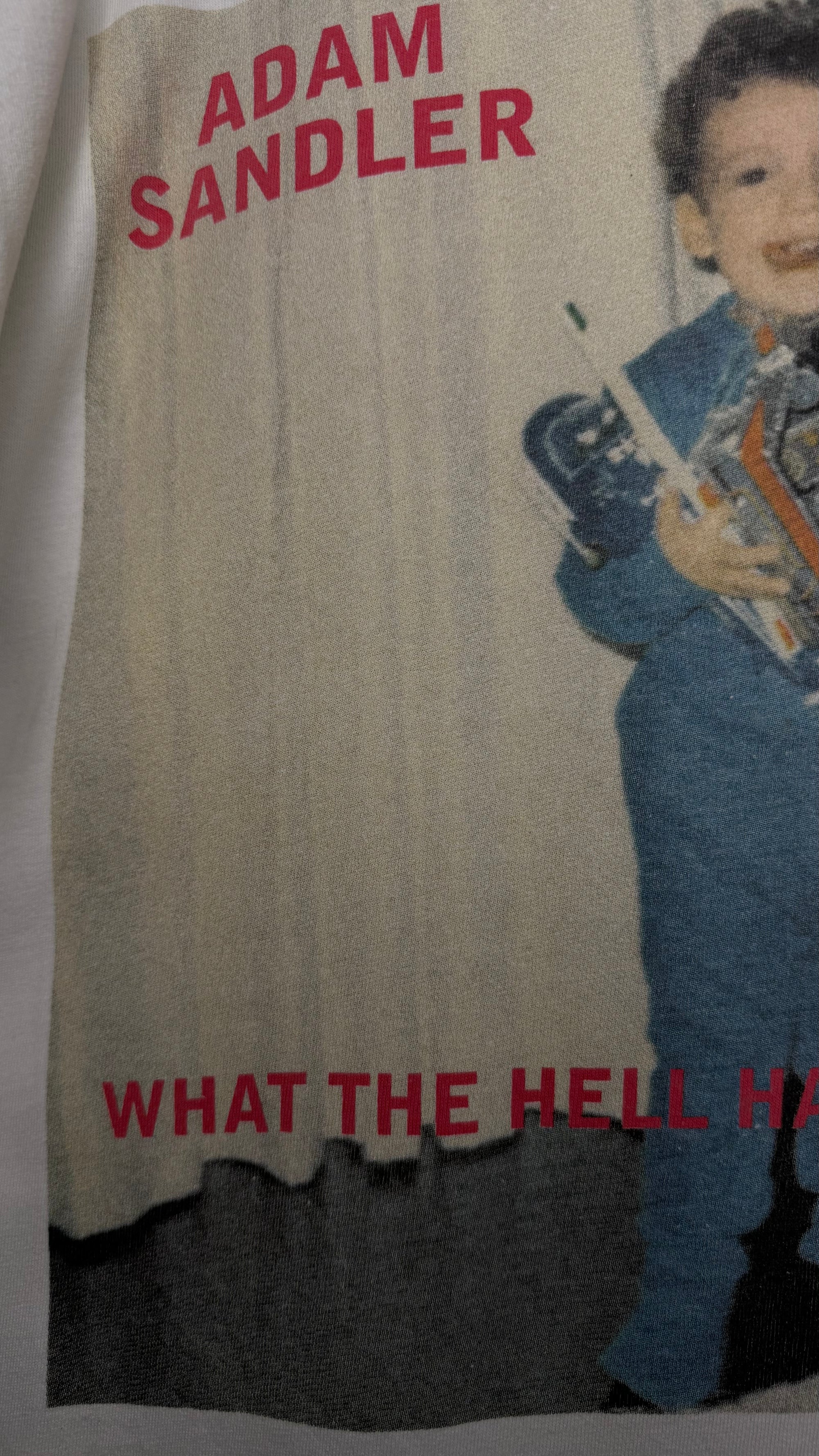ADAM SANDLER SUMMER TOUR 96’ STANDUP COMEDY TEE | ‘WHAT THE HELL HAPPENED TO ME?’
