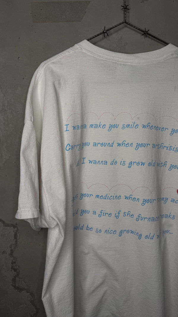THE WEDDING SINGER ‘GROW OLD WITH YOU’ MOVIE TEE | ADAM SANDLER & DREW BARRYMORE