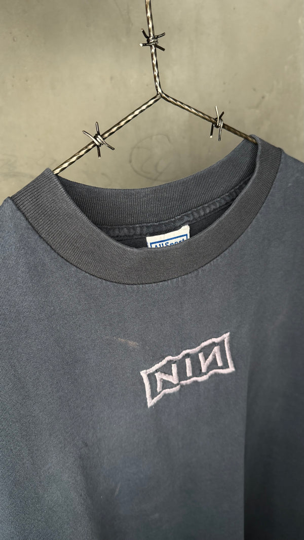 NINE INCH NAILS DOWNWARD SPIRAL EMBROIDERED TEE