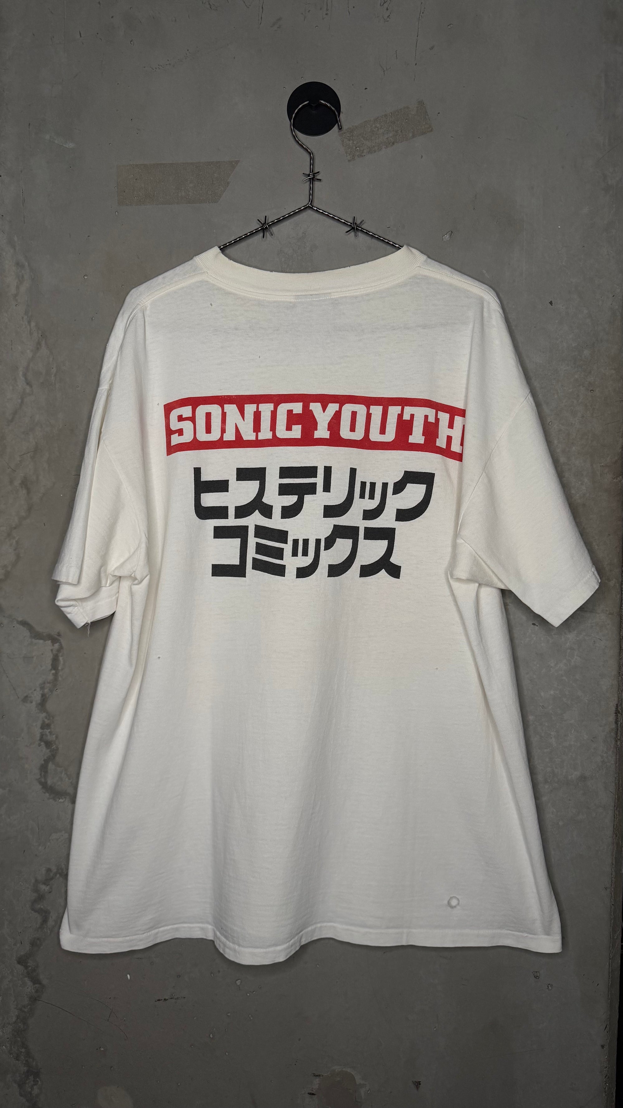 SONIC YOUTH HYSTERIC GLAMOUR ASTRONAUTS TEE | WHITE VARIANT