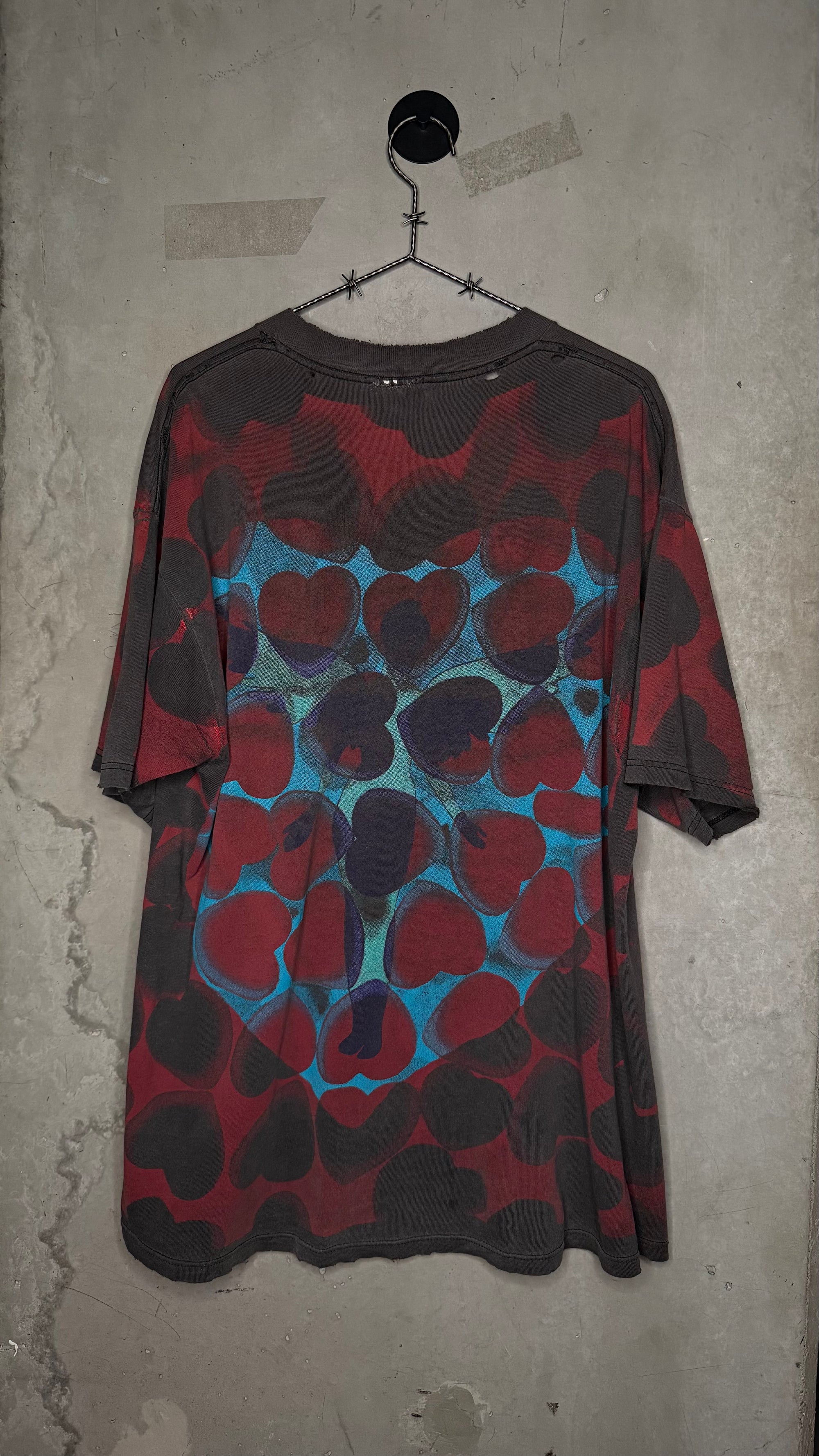 93’ NIRVANA HEART SHAPED BOX ALL OVER PRINT TEE
