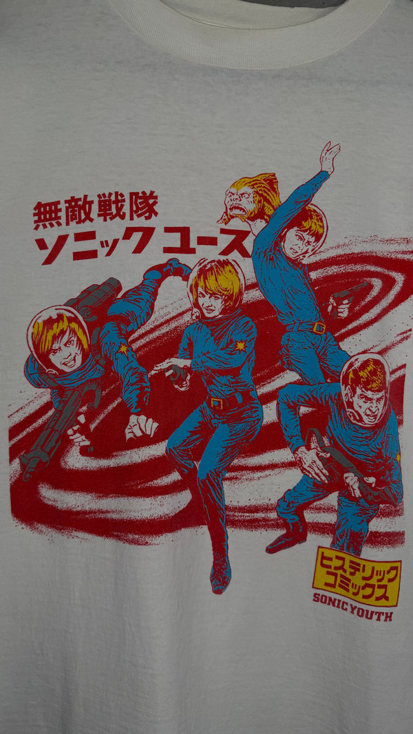SONIC YOUTH HYSTERIC GLAMOUR ASTRONAUTS TEE | WHITE VARIANT