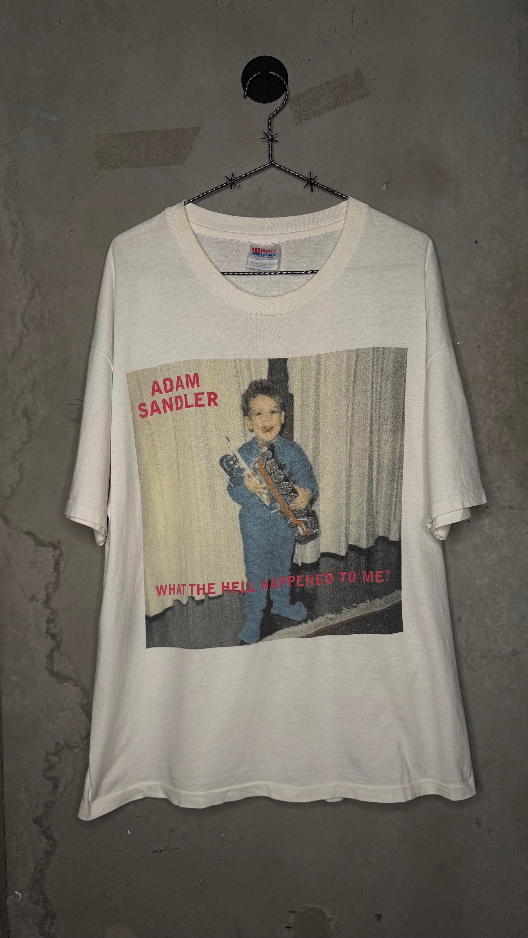 ADAM SANDLER SUMMER TOUR 96’ STANDUP COMEDY TEE | ‘WHAT THE HELL HAPPENED TO ME?’