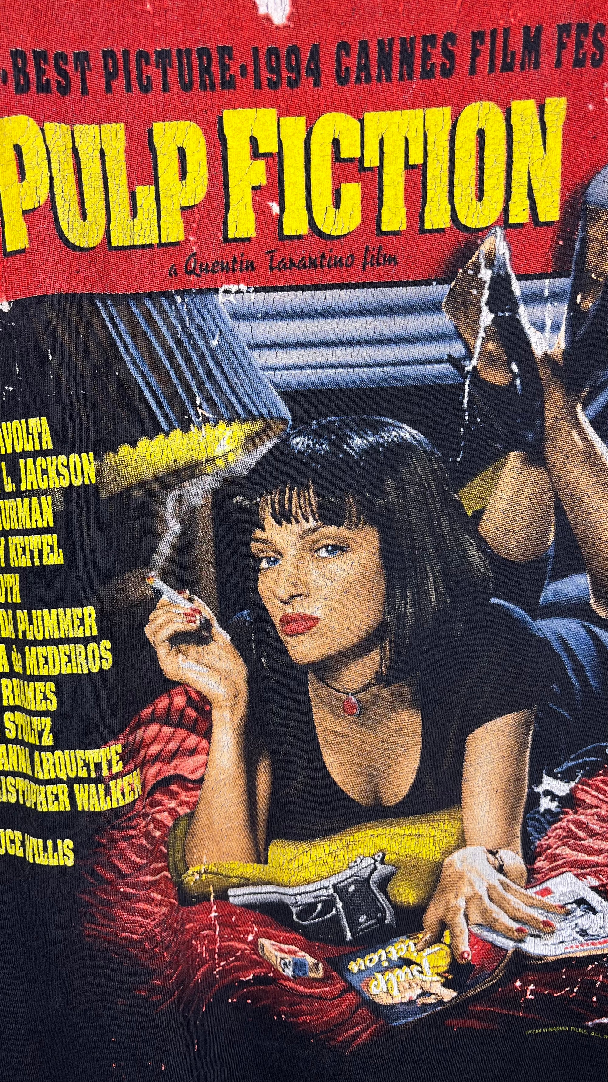 PULP FICTION POSTER HIT MOVIE PROMO TEE | CRISPY VERSION