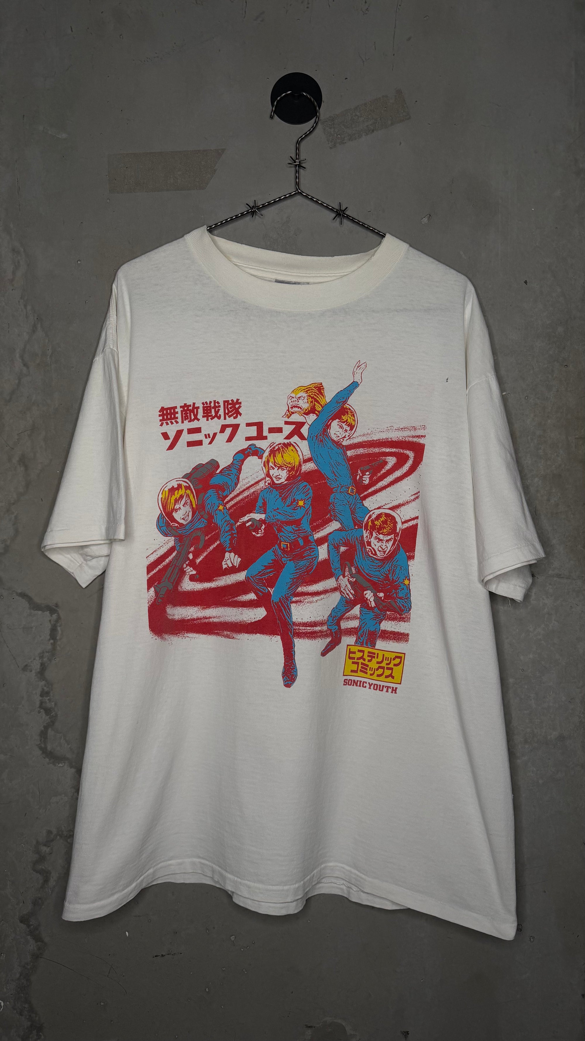 SONIC YOUTH HYSTERIC GLAMOUR ASTRONAUTS TEE | WHITE VARIANT