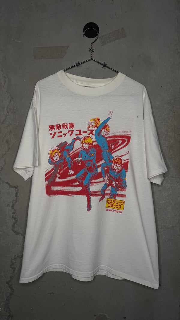 SONIC YOUTH HYSTERIC GLAMOUR ASTRONAUTS TEE | WHITE VARIANT