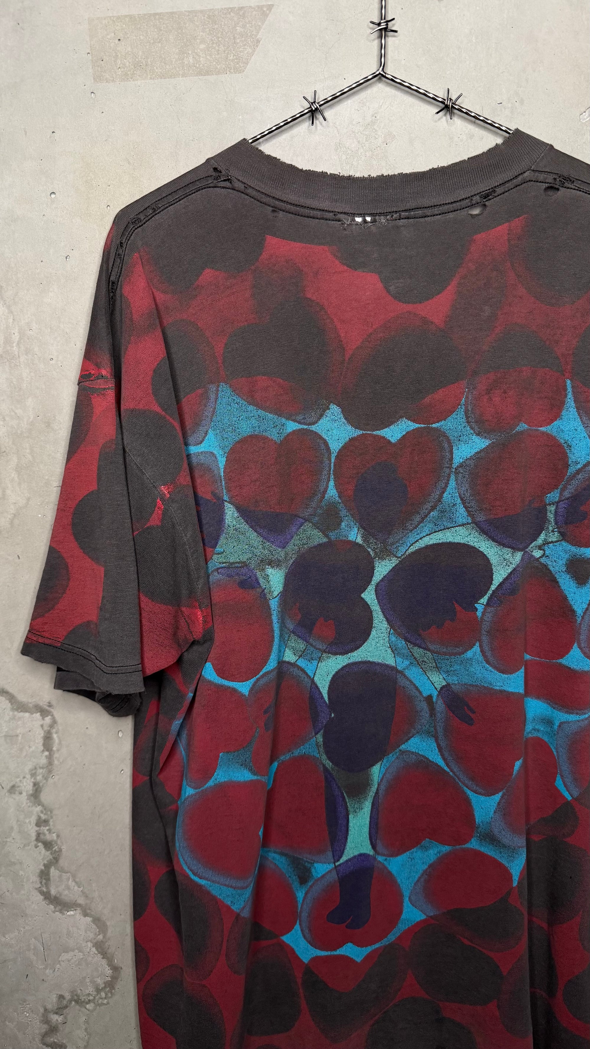 93’ NIRVANA HEART SHAPED BOX ALL OVER PRINT TEE