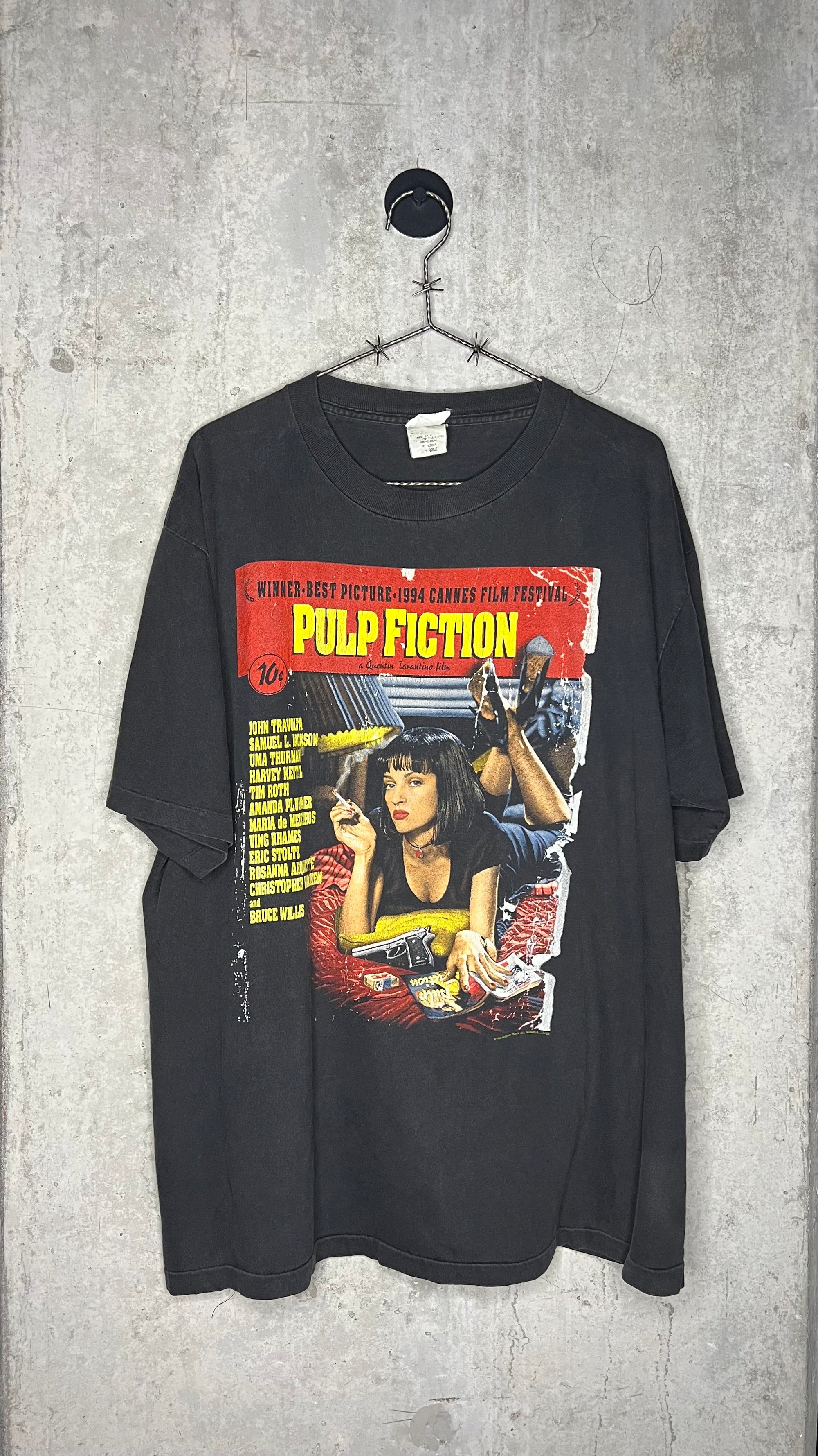 PULP FICTION POSTER HIT MOVIE PROMO TEE | CRISPY VERSION