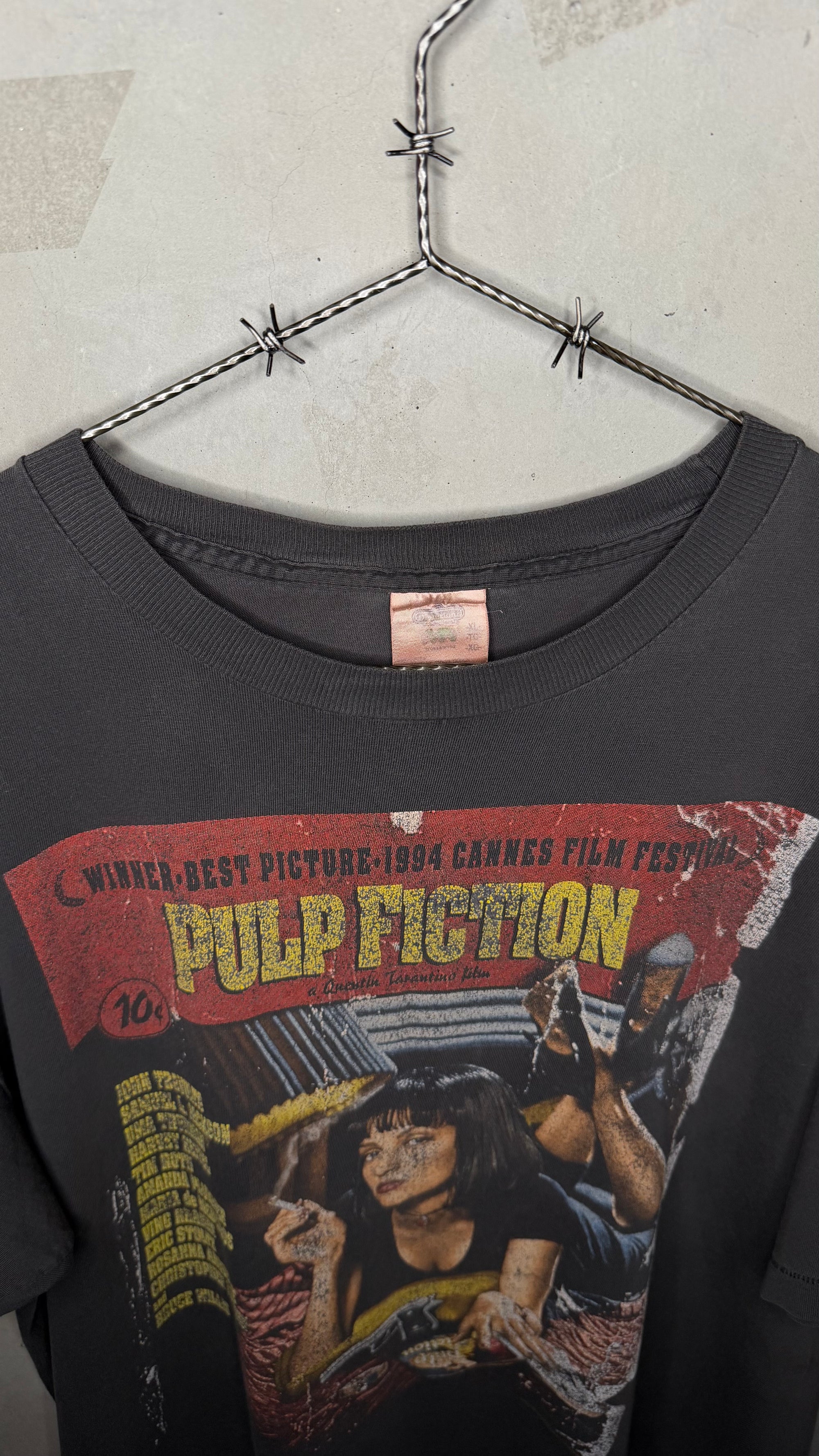 PULP FICTION POSTER PRINT MOVIE PROMO TEE FADER