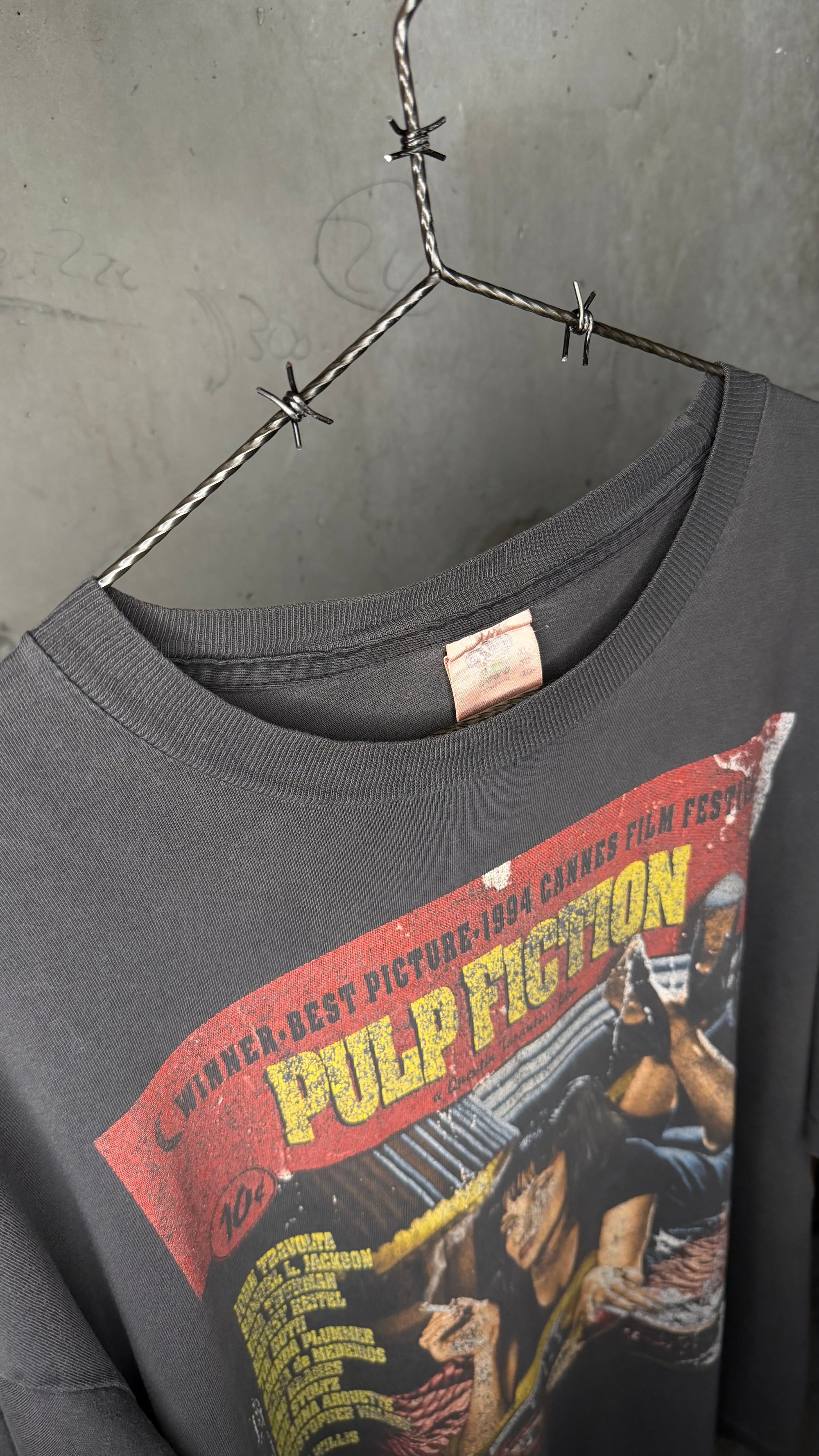 PULP FICTION POSTER PRINT MOVIE PROMO TEE FADER
