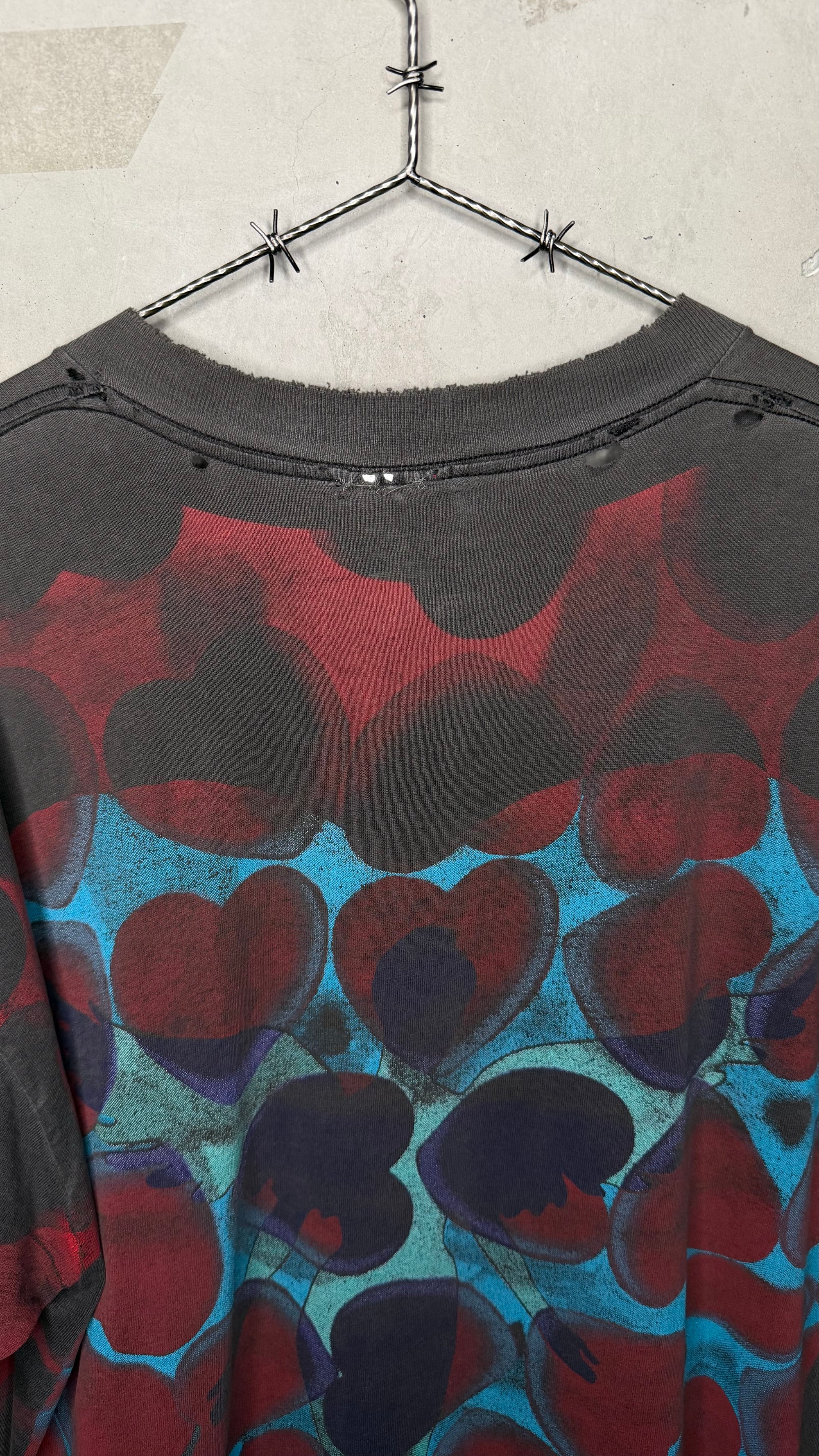 93’ NIRVANA HEART SHAPED BOX ALL OVER PRINT TEE