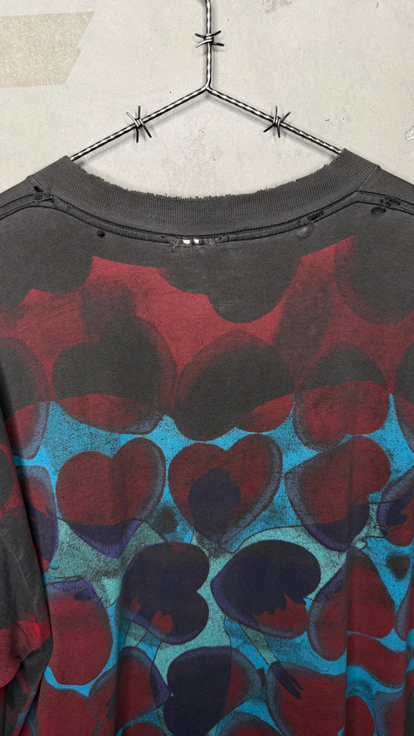 93’ NIRVANA HEART SHAPED BOX ALL OVER PRINT TEE