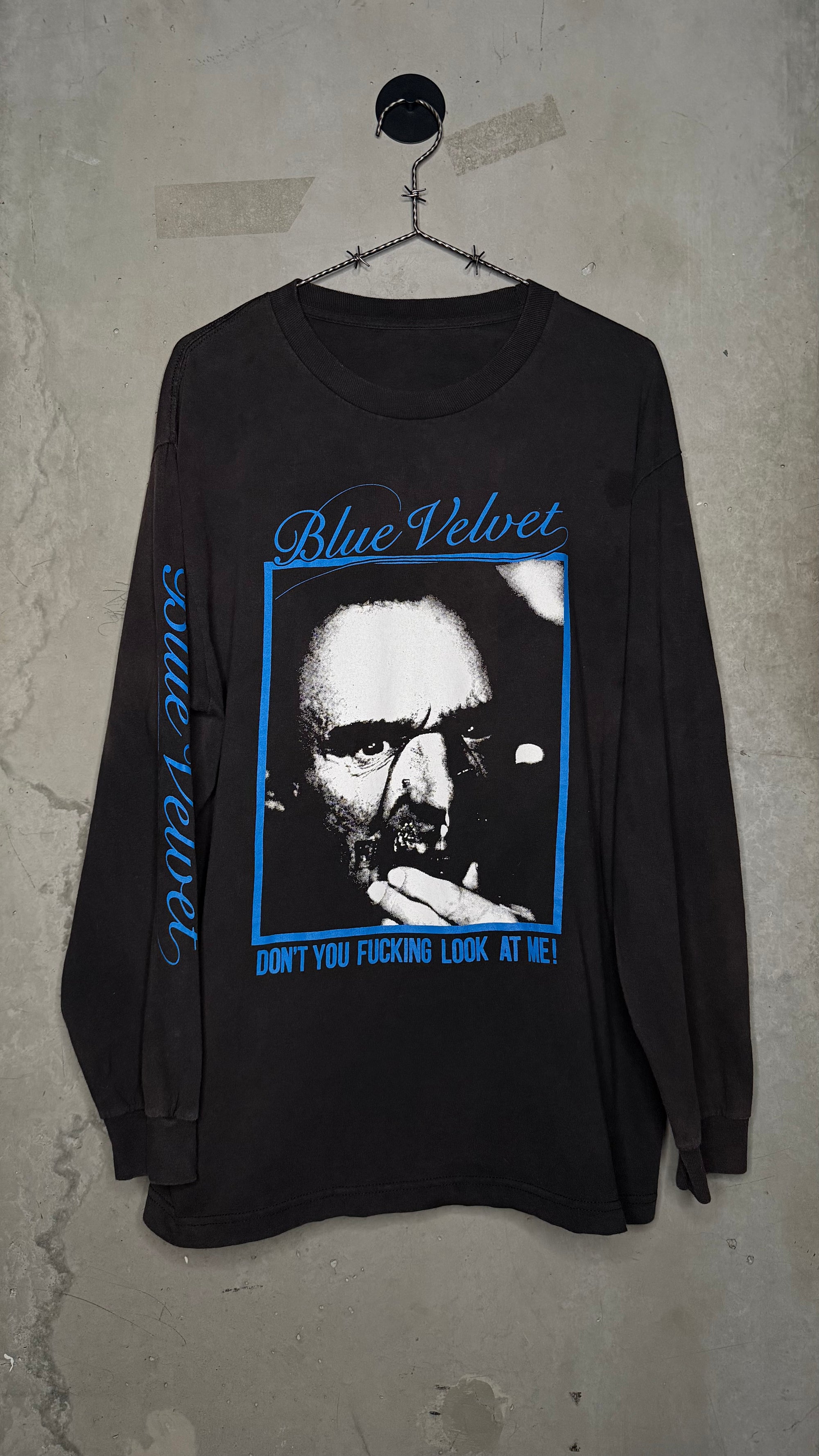 RARE DAVID LYNCH BLUE VELVET LONGSLEEVE TEE