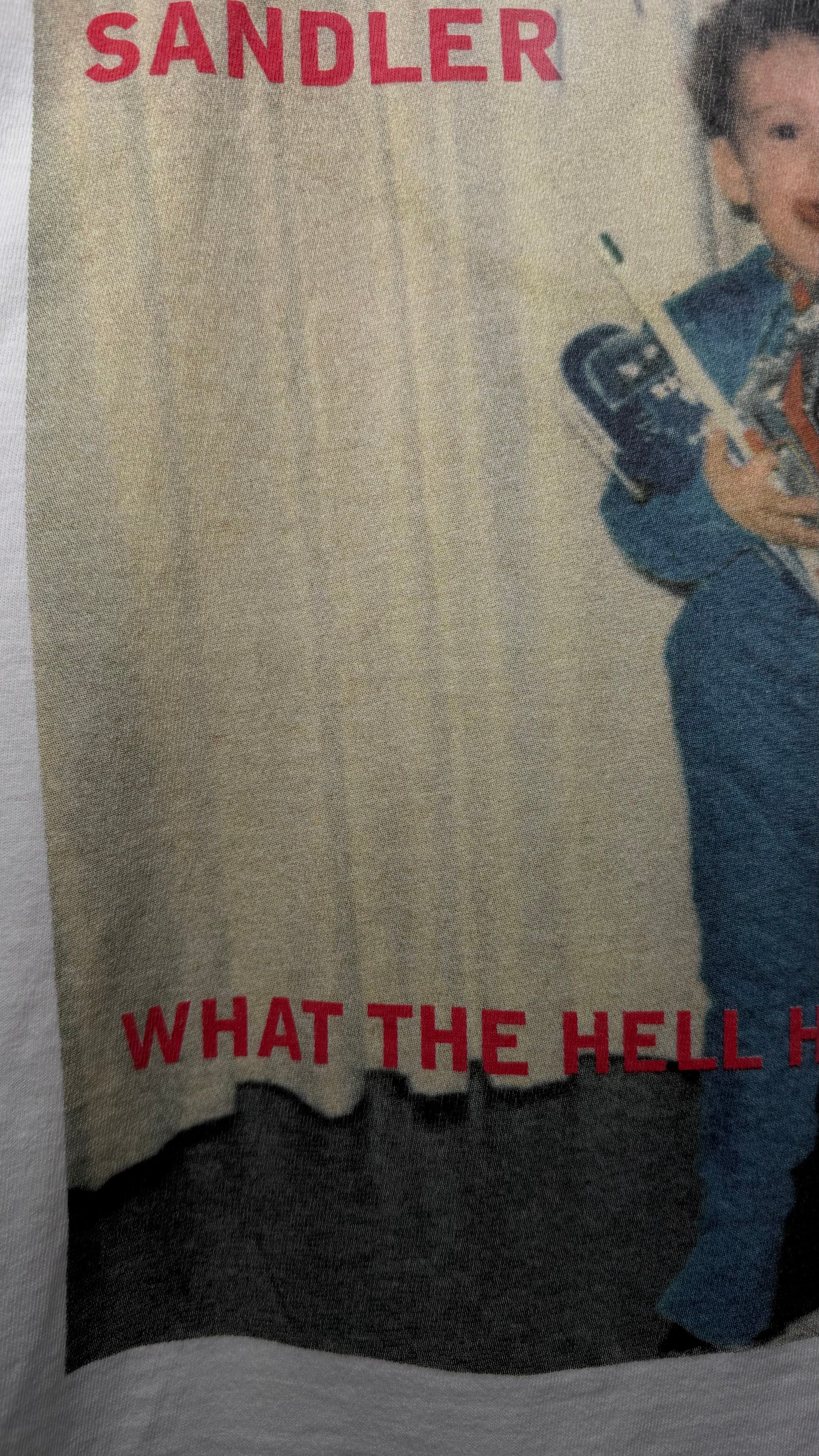 SIGNED ADAM SANDLER SUMMER TOUR 96’ STANDUP COMEDY TEE | CHILD SANDLER | WHAT THE HELL HAPPENED TO ME?