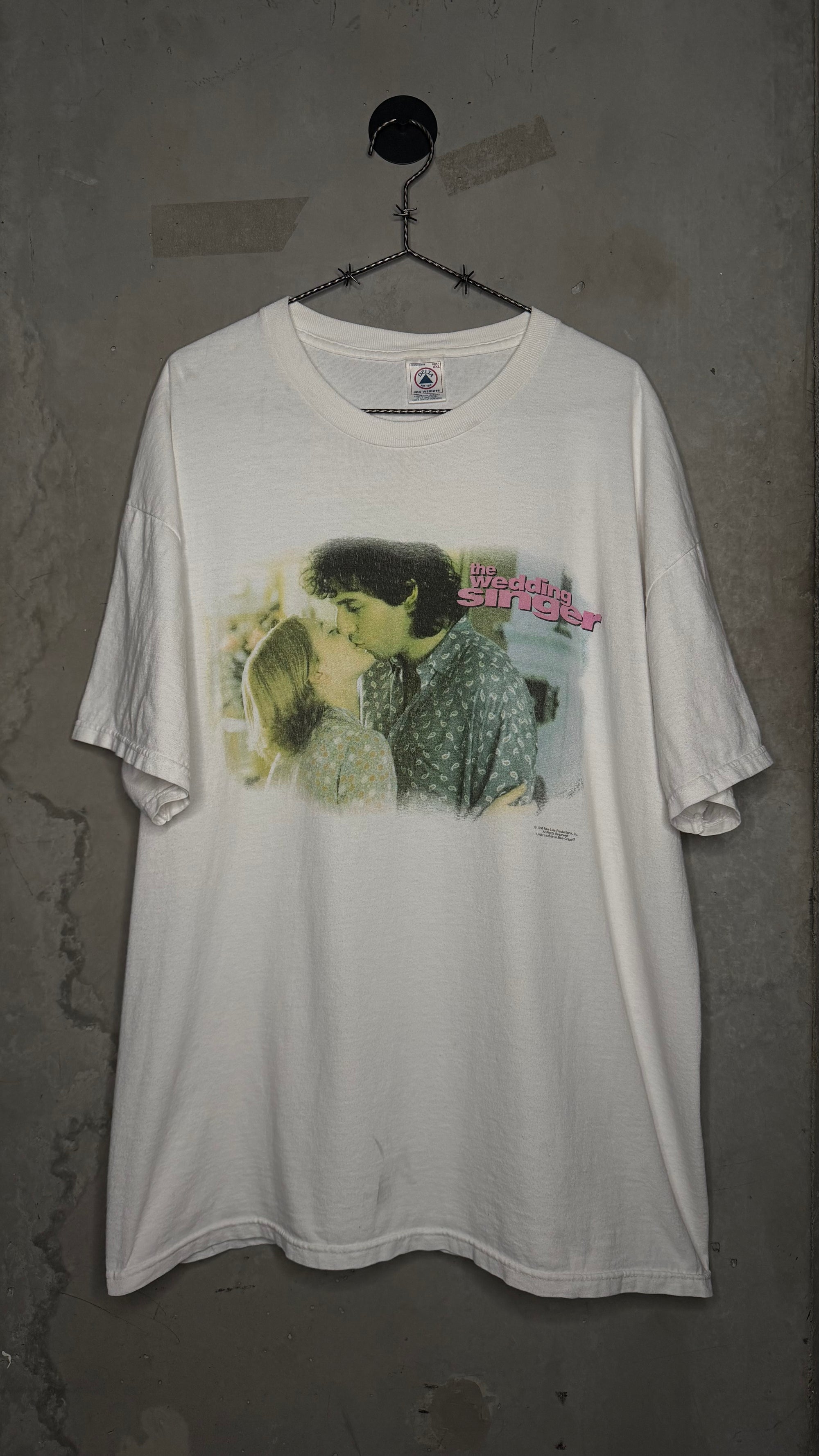 THE WEDDING SINGER ‘GROW OLD WITH YOU’ MOVIE TEE | ADAM SANDLER & DREW BARRYMORE