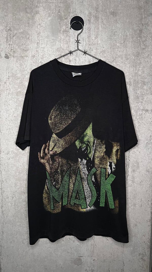 THE MASK EURO MOVIE PROMO TEE | BIG PRINT JIM CARREY FADER
